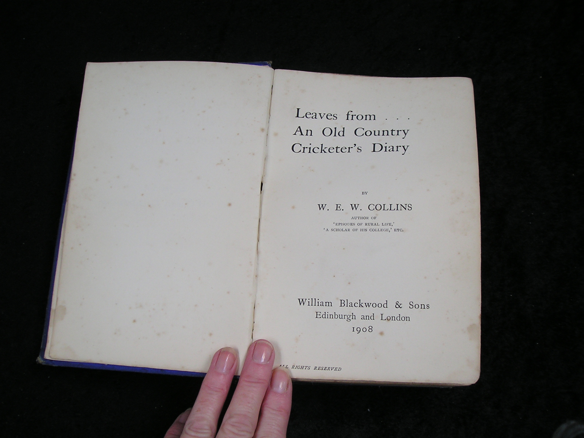 Image 0 of An Old Country Cricketer's Diary