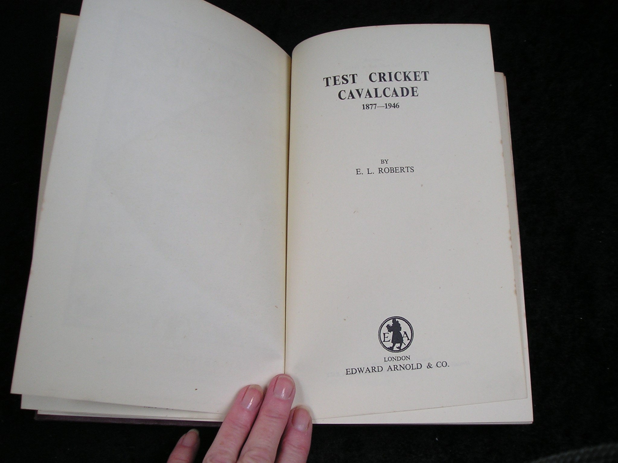 Image 0 of Test Cricket Cavalcade 1877 - 1946