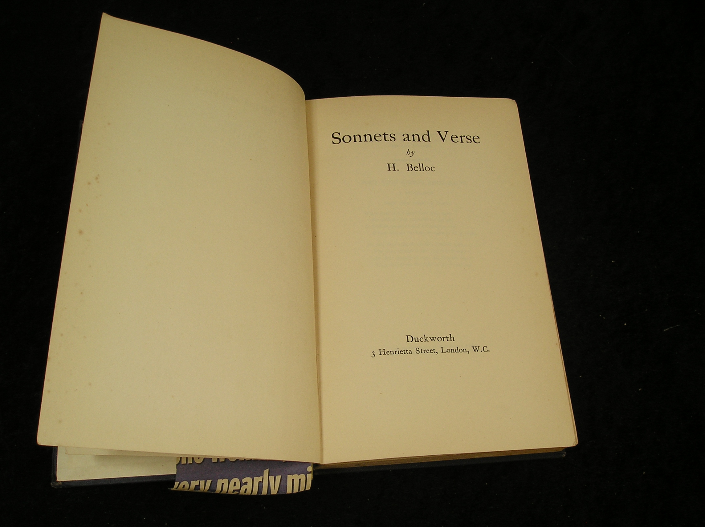 Image 0 of Sonnets and Verse