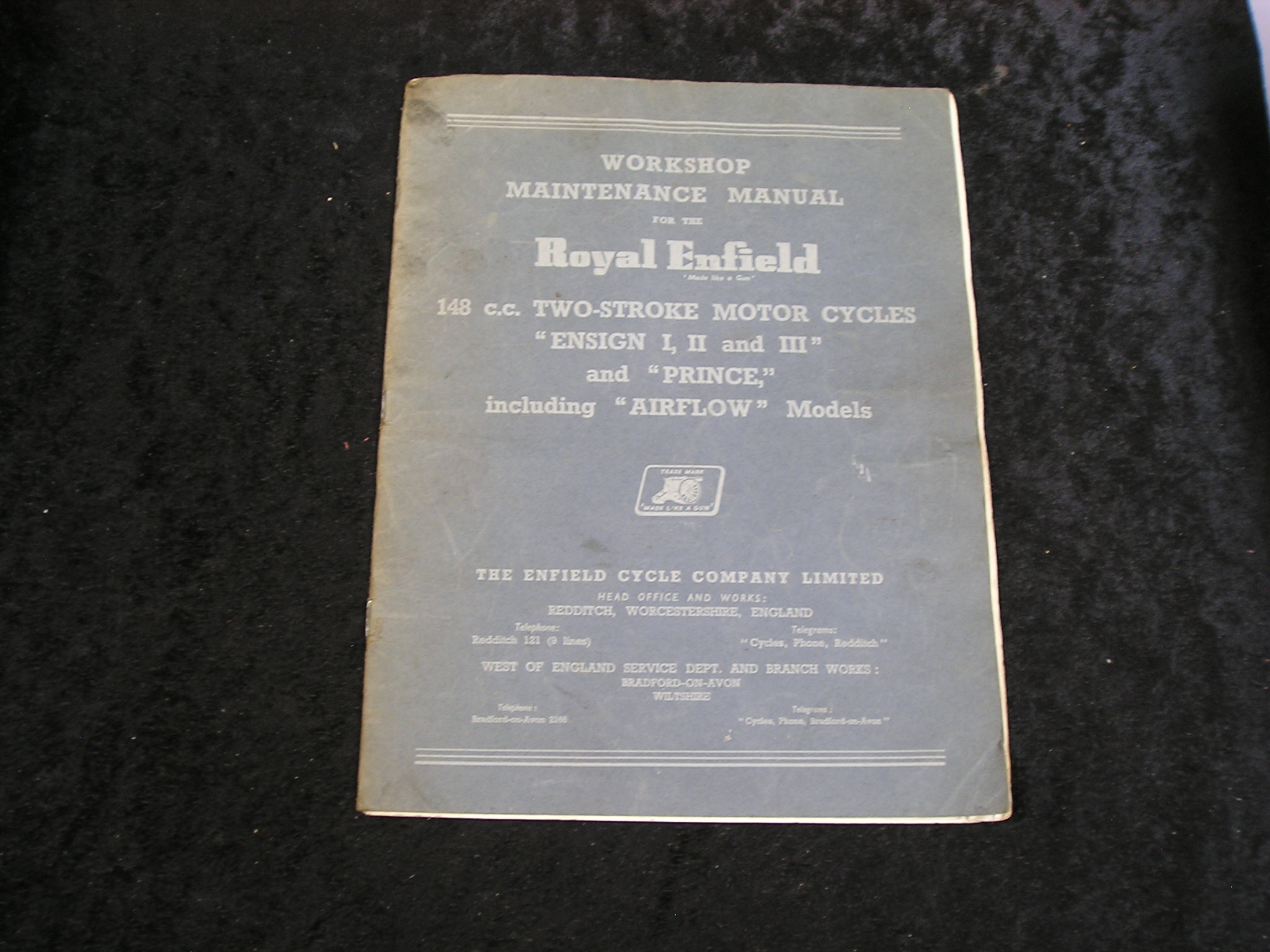 Image 0 of Workshop Maintenance Manual For the Royal Enfield