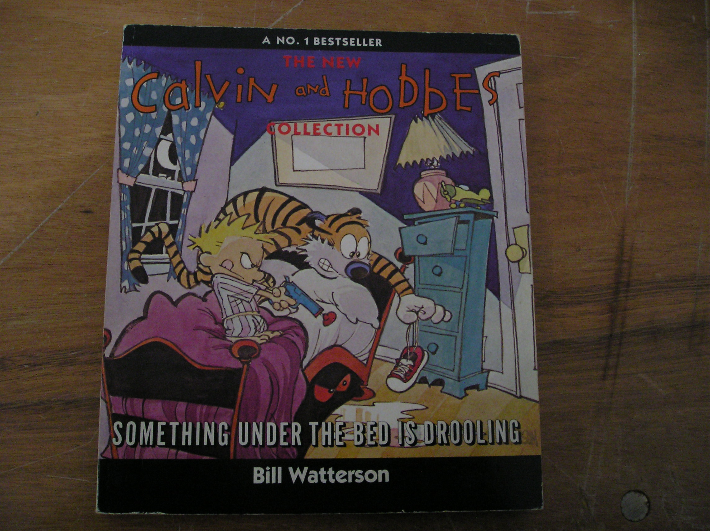 Image 0 of Something Under the Bed is Drooling Calvin and Hobbes