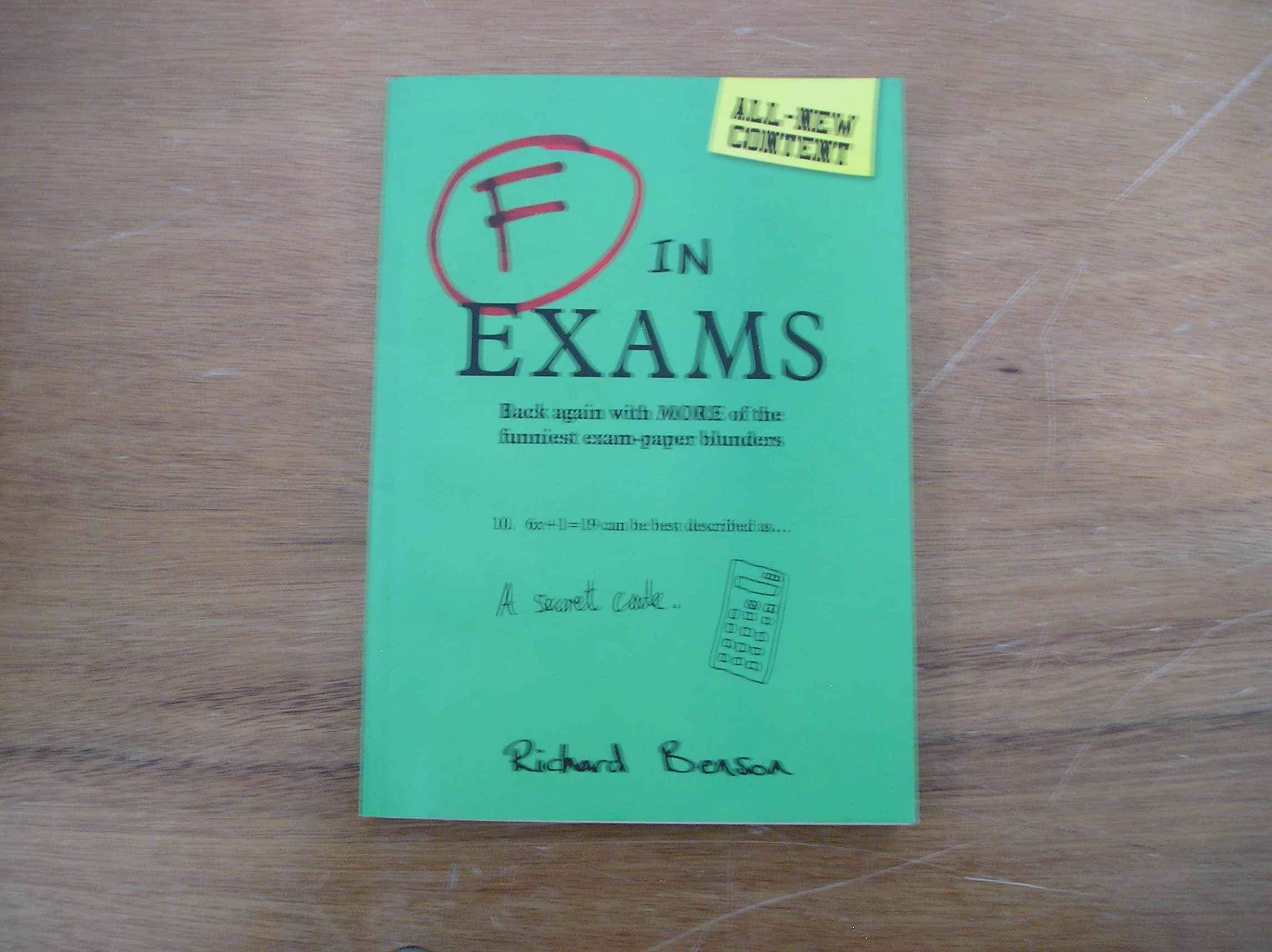 Image 0 of F in Exams