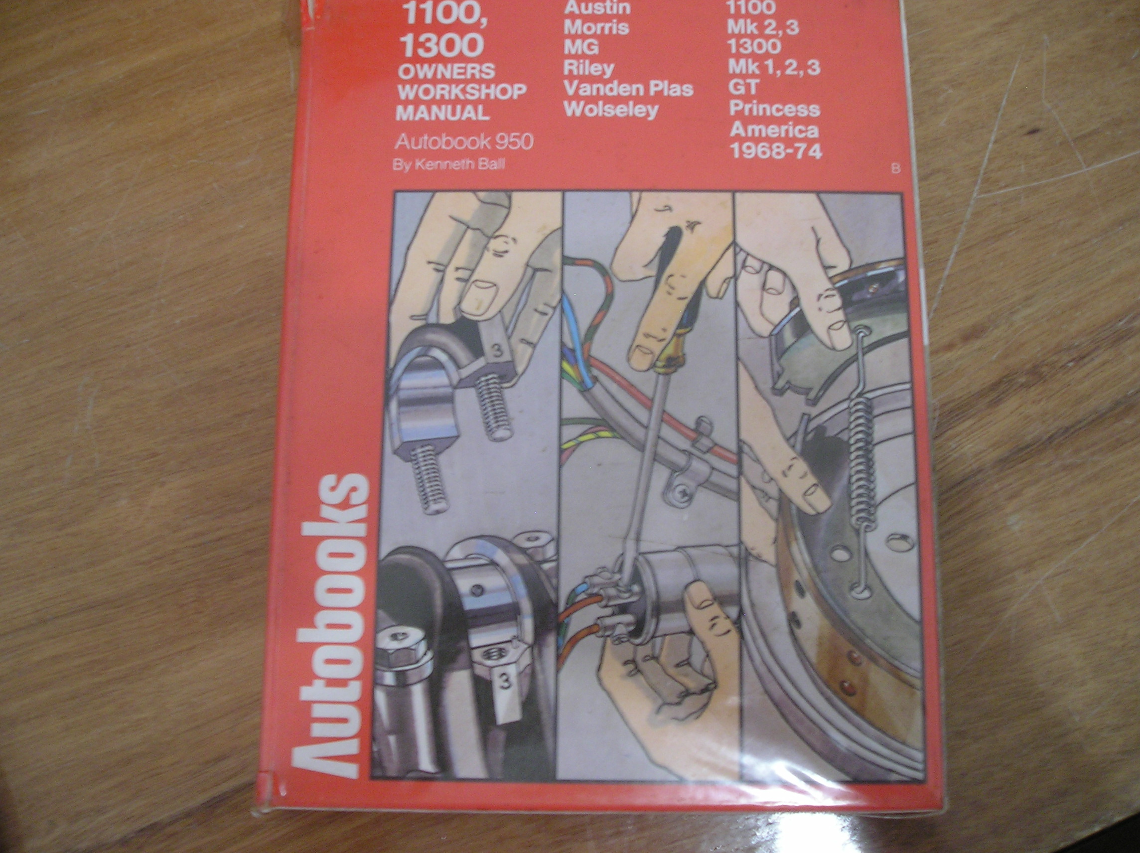 Autobook Workshop Manual 1100 Mk 2,3,1300 Mk 1,2,3America 1968-74