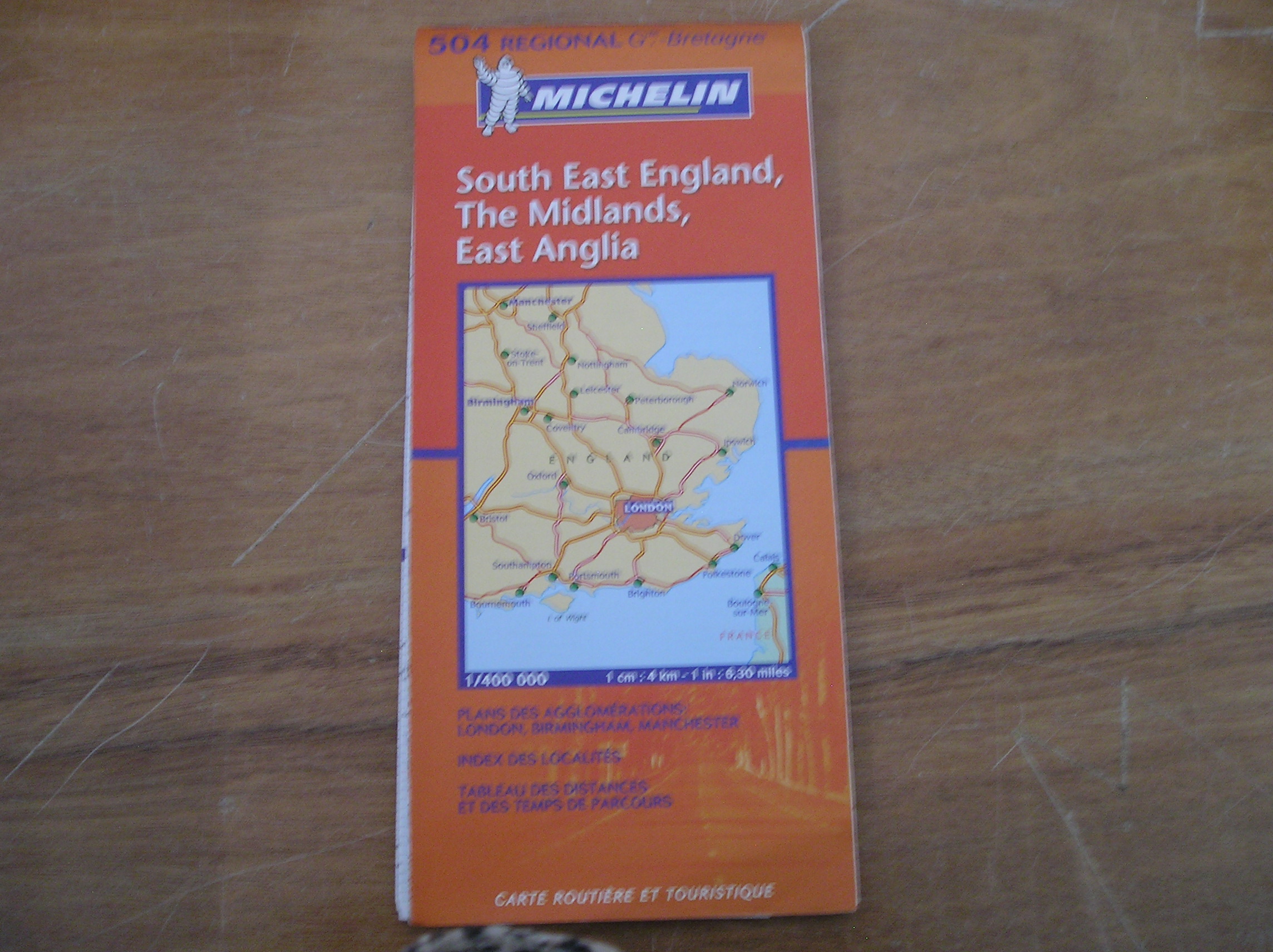 Image 0 of Michelin South East England, the Midlands, East Anglia 504