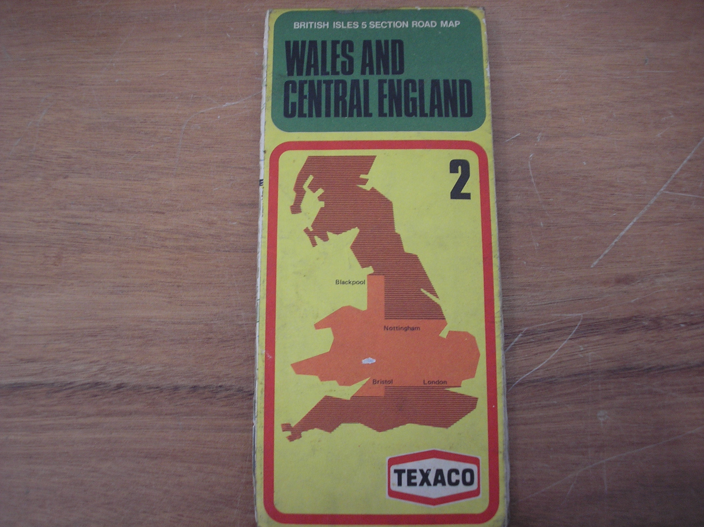 Image 0 of Texaco Road Map Wales and Central England