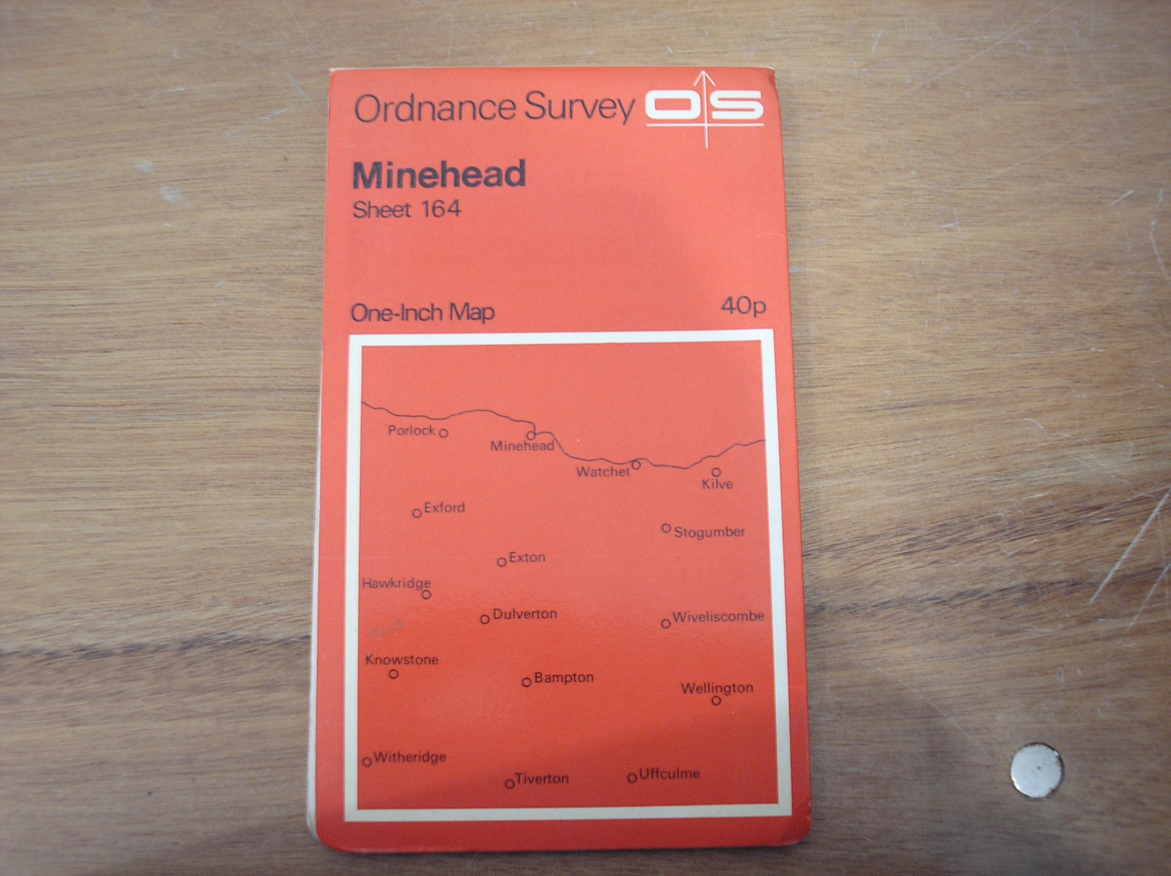 Image 0 of Minehead Ordnance Survey One-Inch Map Sheet 164