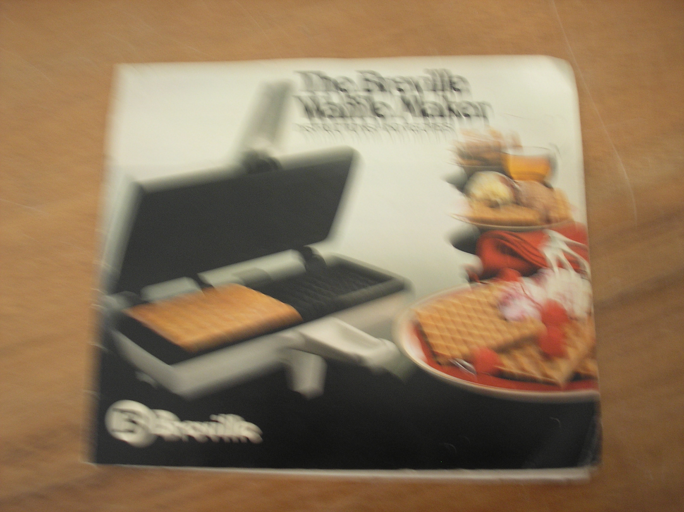 Image 0 of The Breville Waffle Maker Intstructions and Recipes