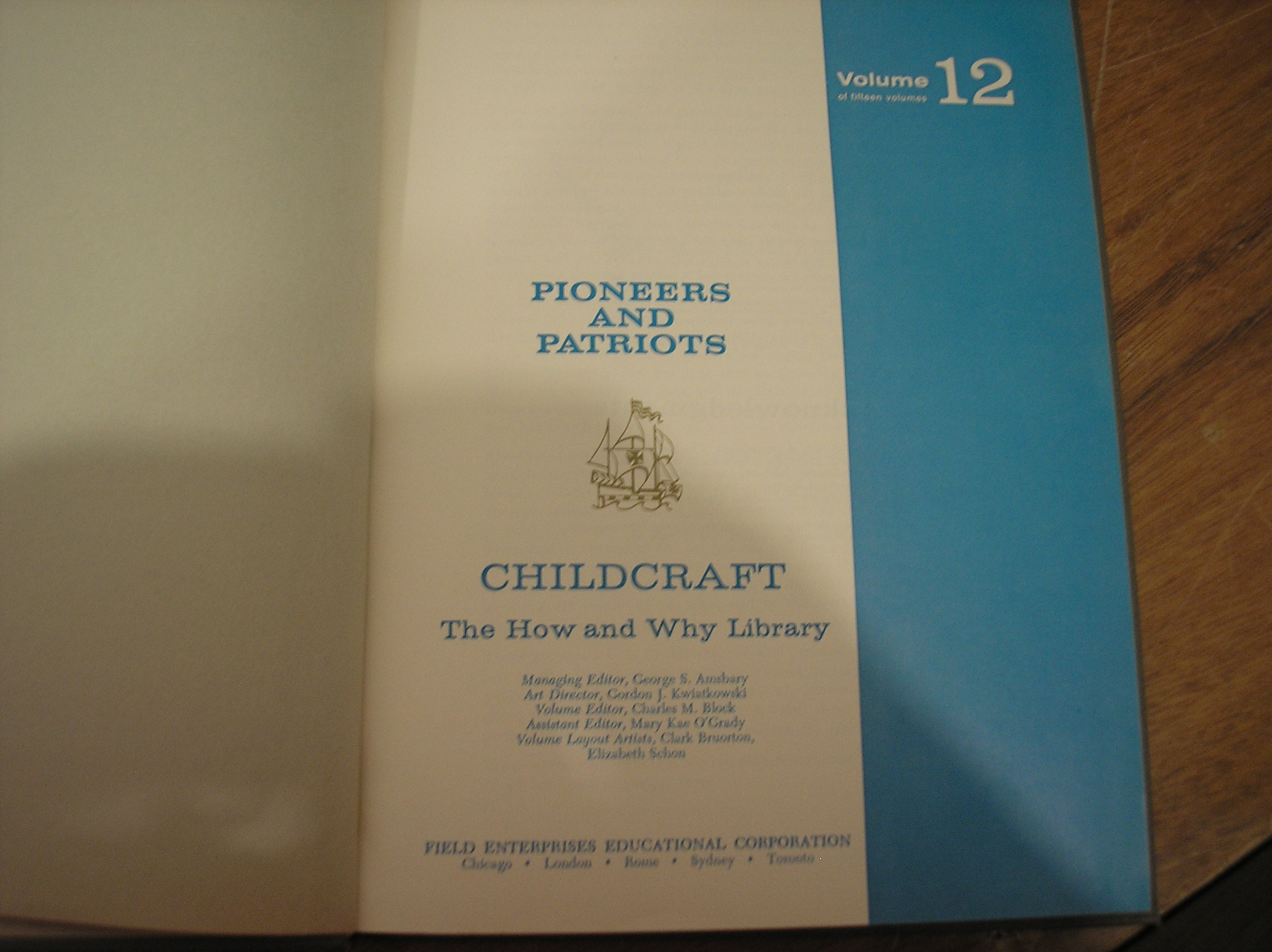 Image 0 of Childcraft Pioneers and Patriots Vol 12