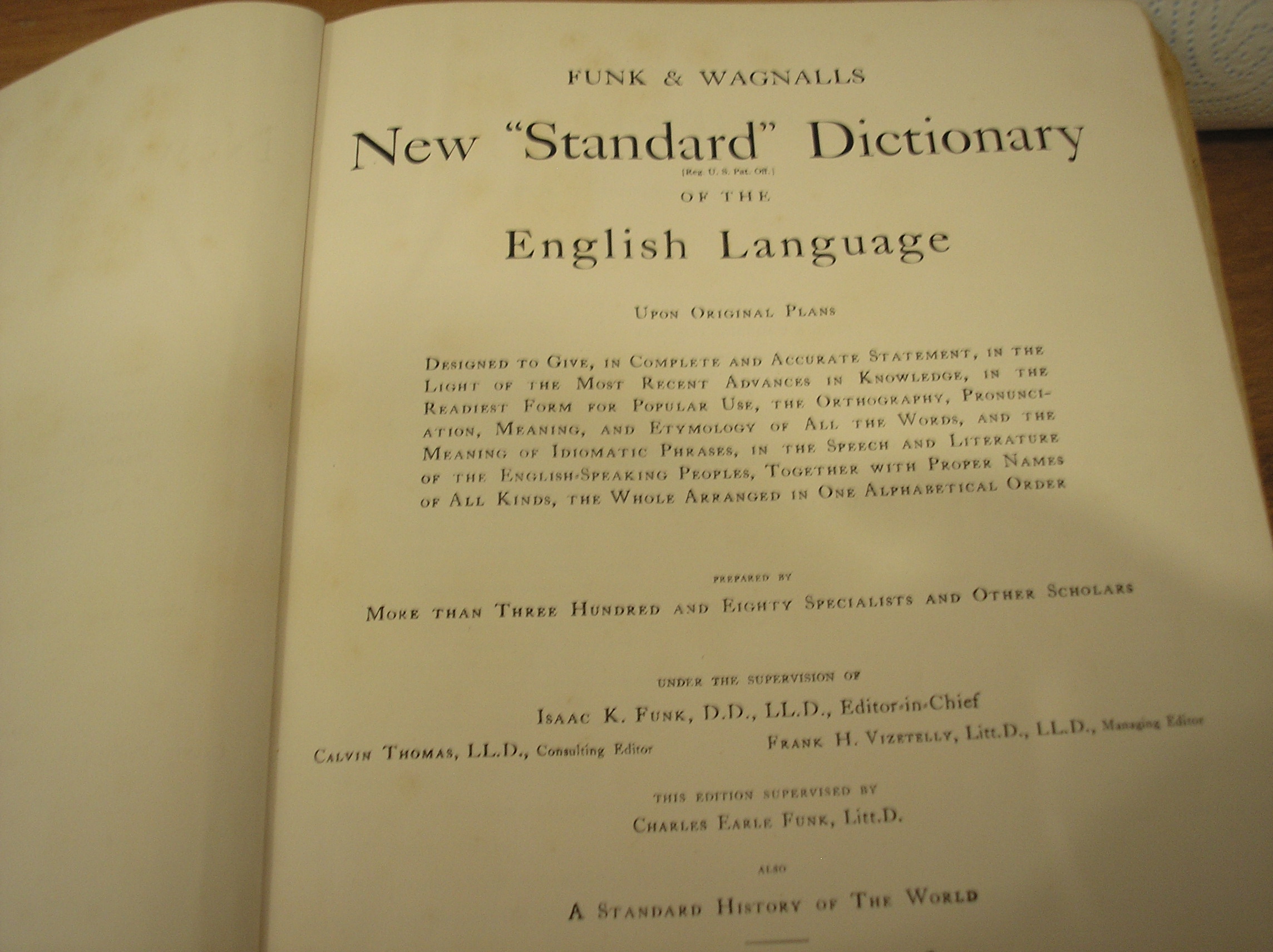 Image 0 of The New Standard Dictionary Of The English Language Volume 1 & 2