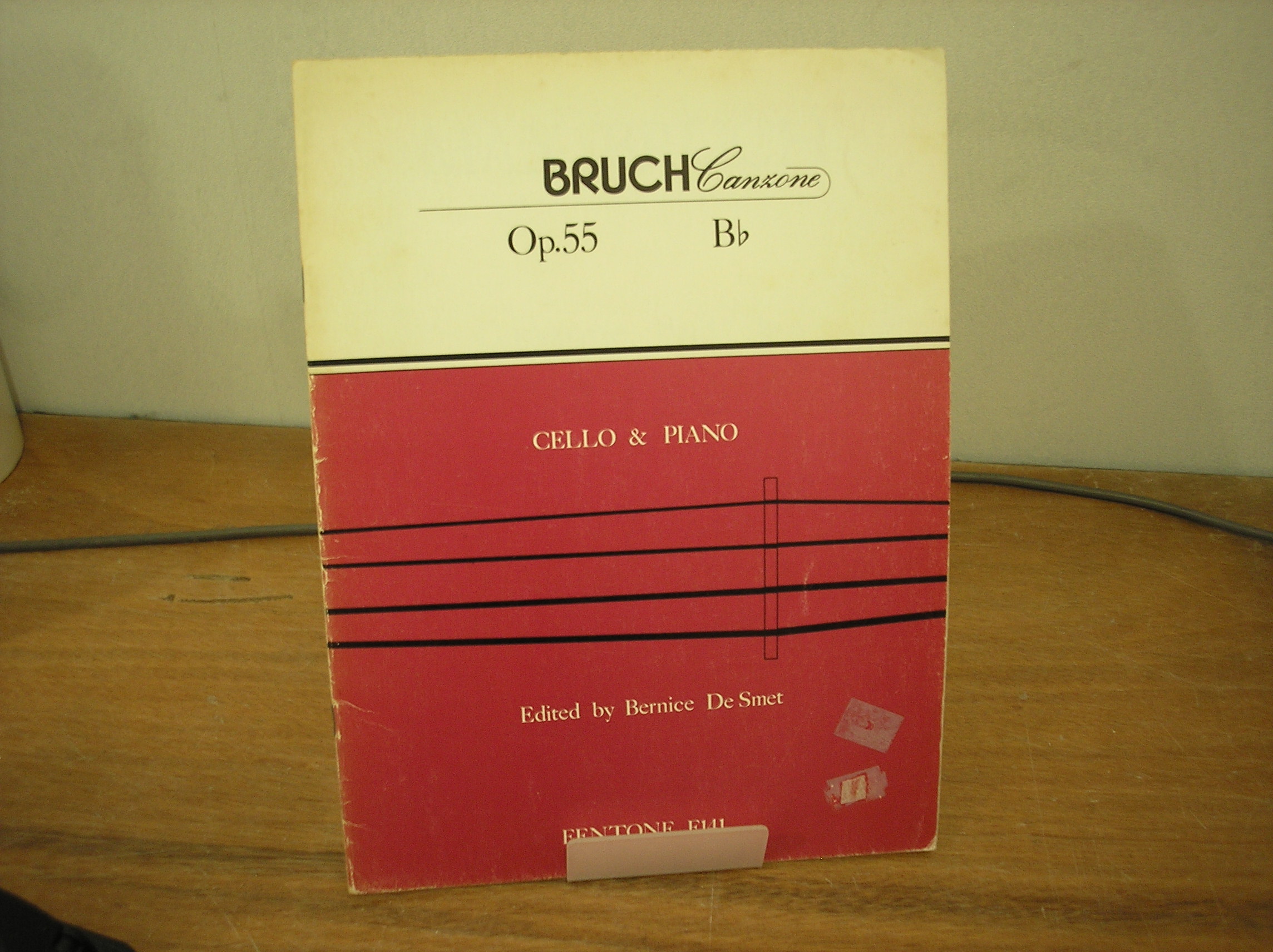 Image 0 of Canzone Opus 55 Bb Cello & Piano