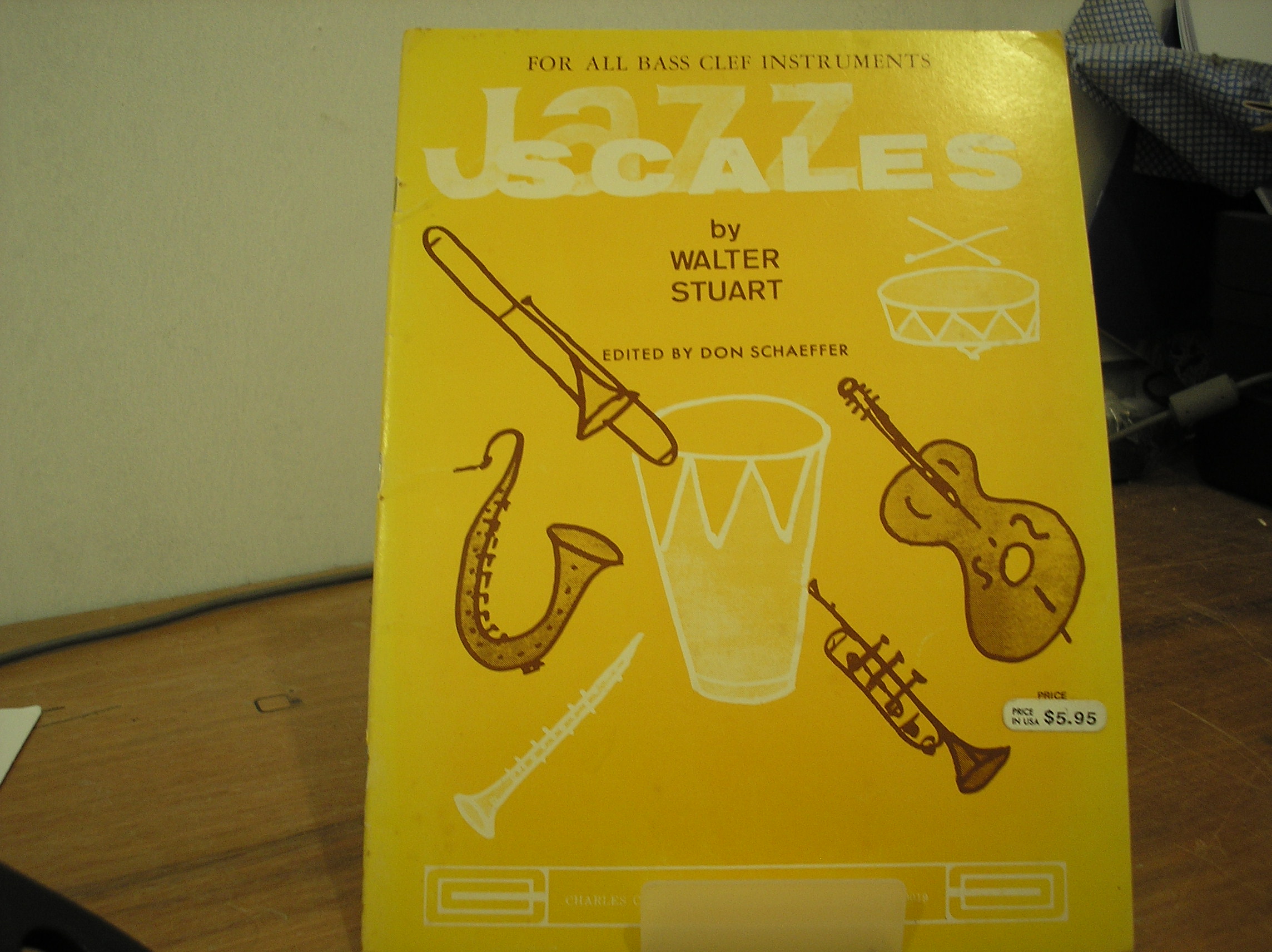 Image 0 of Jazz Scales For All Bass Clef Instruments