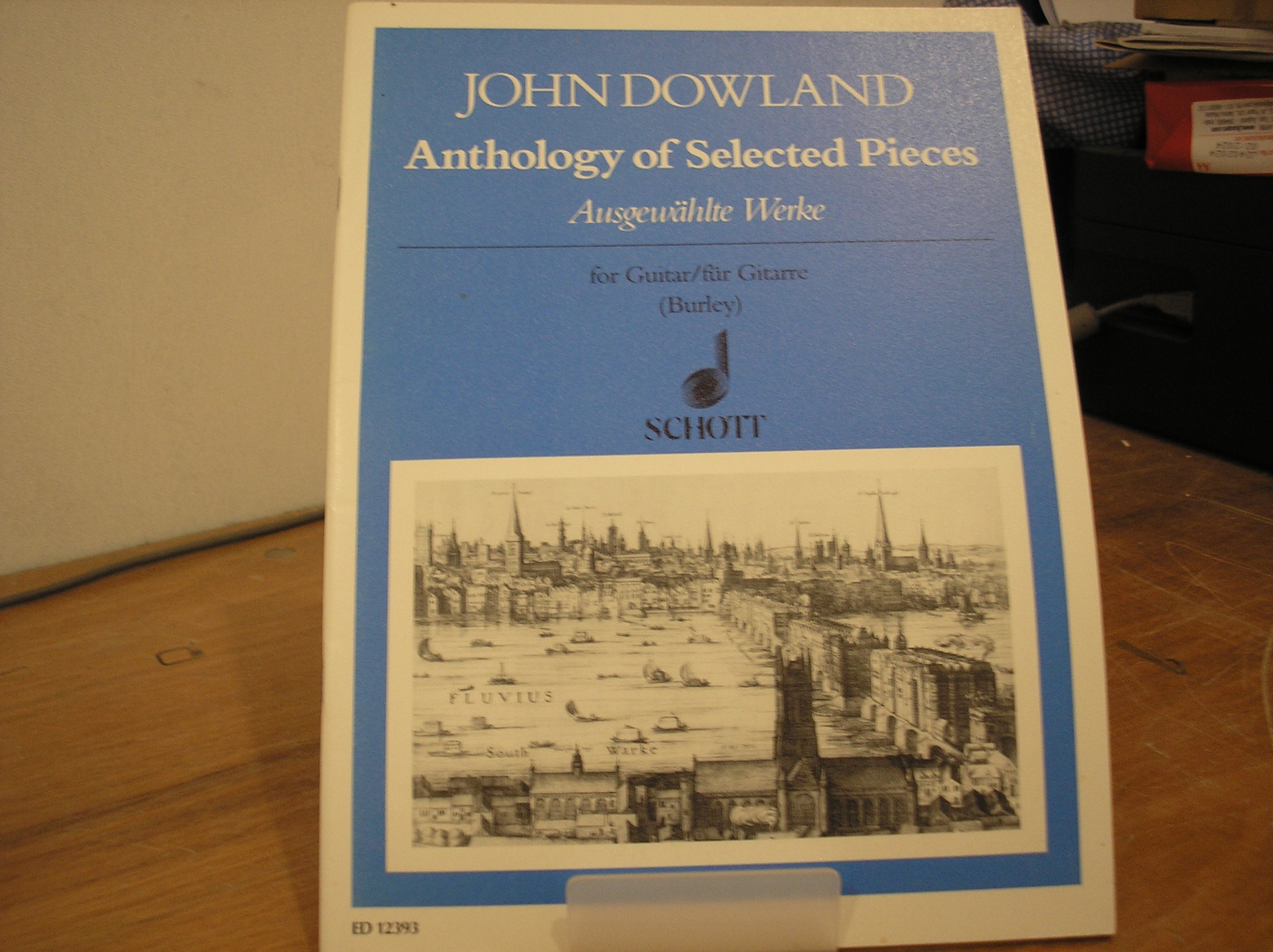 Anthology of Selected Prices for Guitar John Dowland
