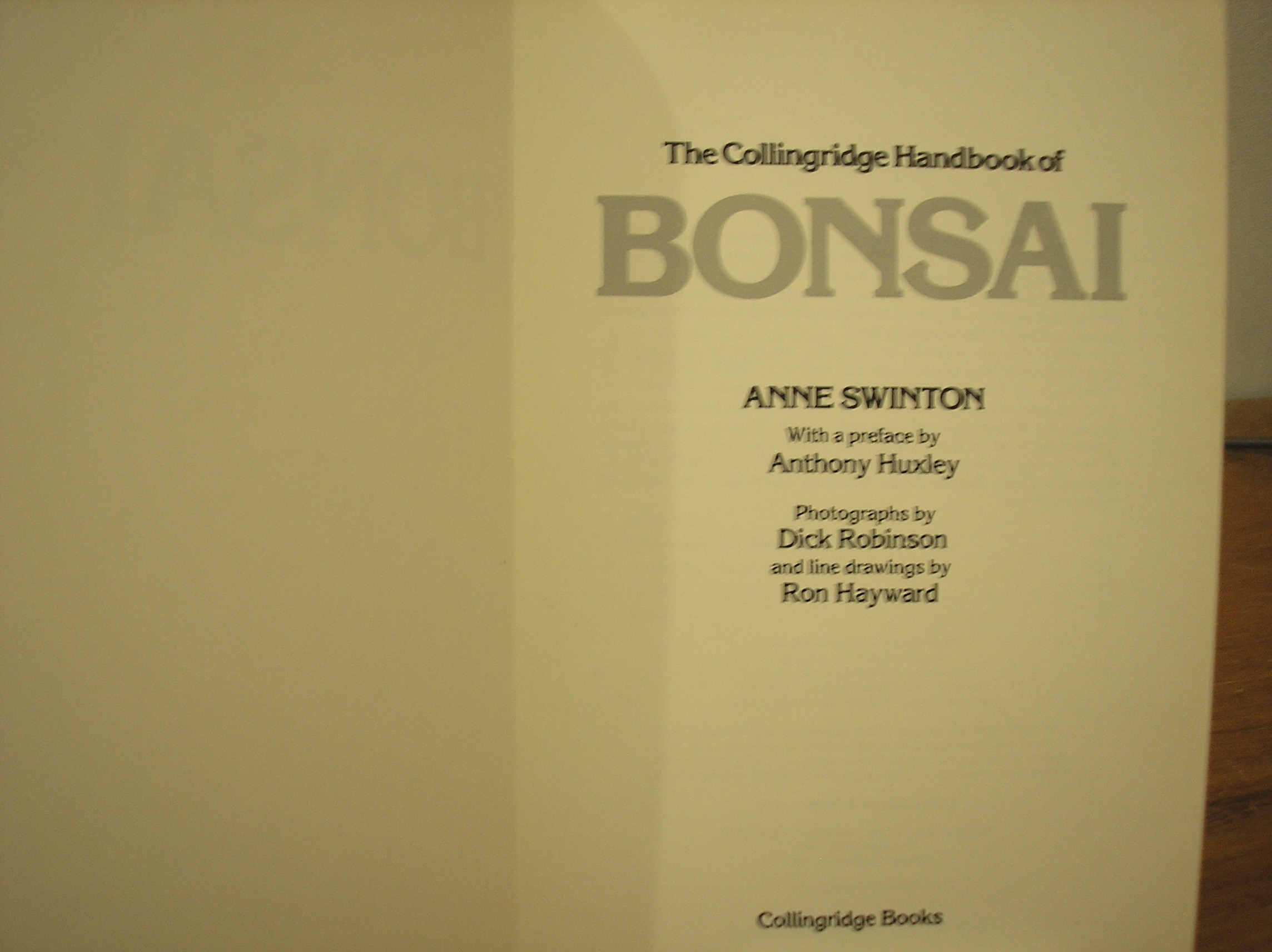 Image 0 of The Collingridge Handbook of Bonsai