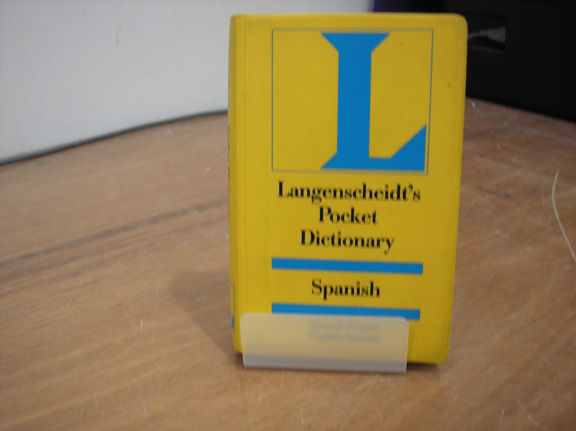 Image 0 of Langenscheidt's Pocket Dictionary Spanish