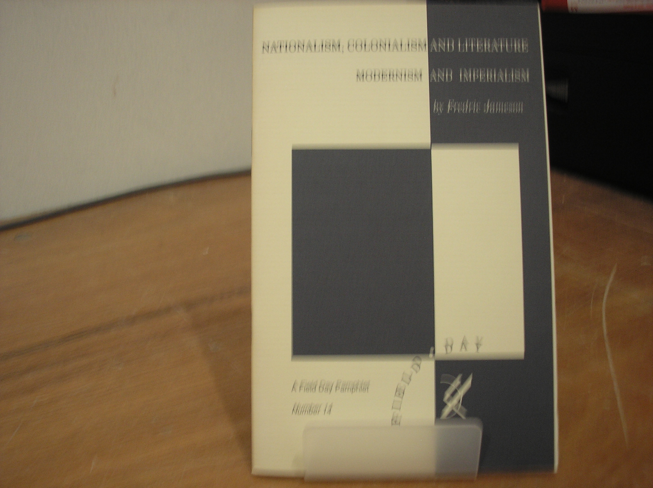 Image 0 of Nationalism, Colonialism & Literature Modernism & Imperialism Field Day Pamphlet