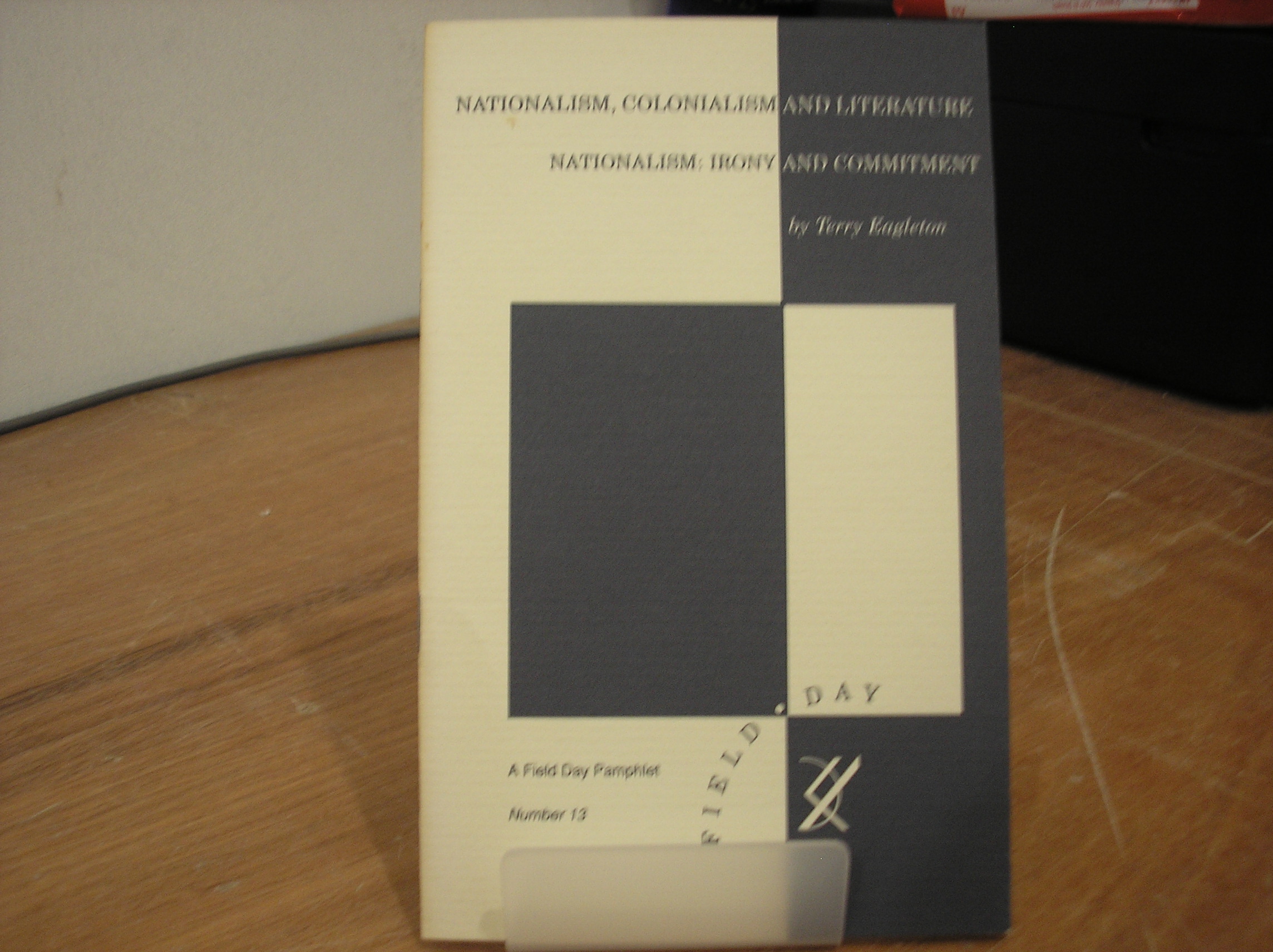 Image 0 of Nationalism, Colonialism & Literature Nationalism: Irony & Commitment Field Day 