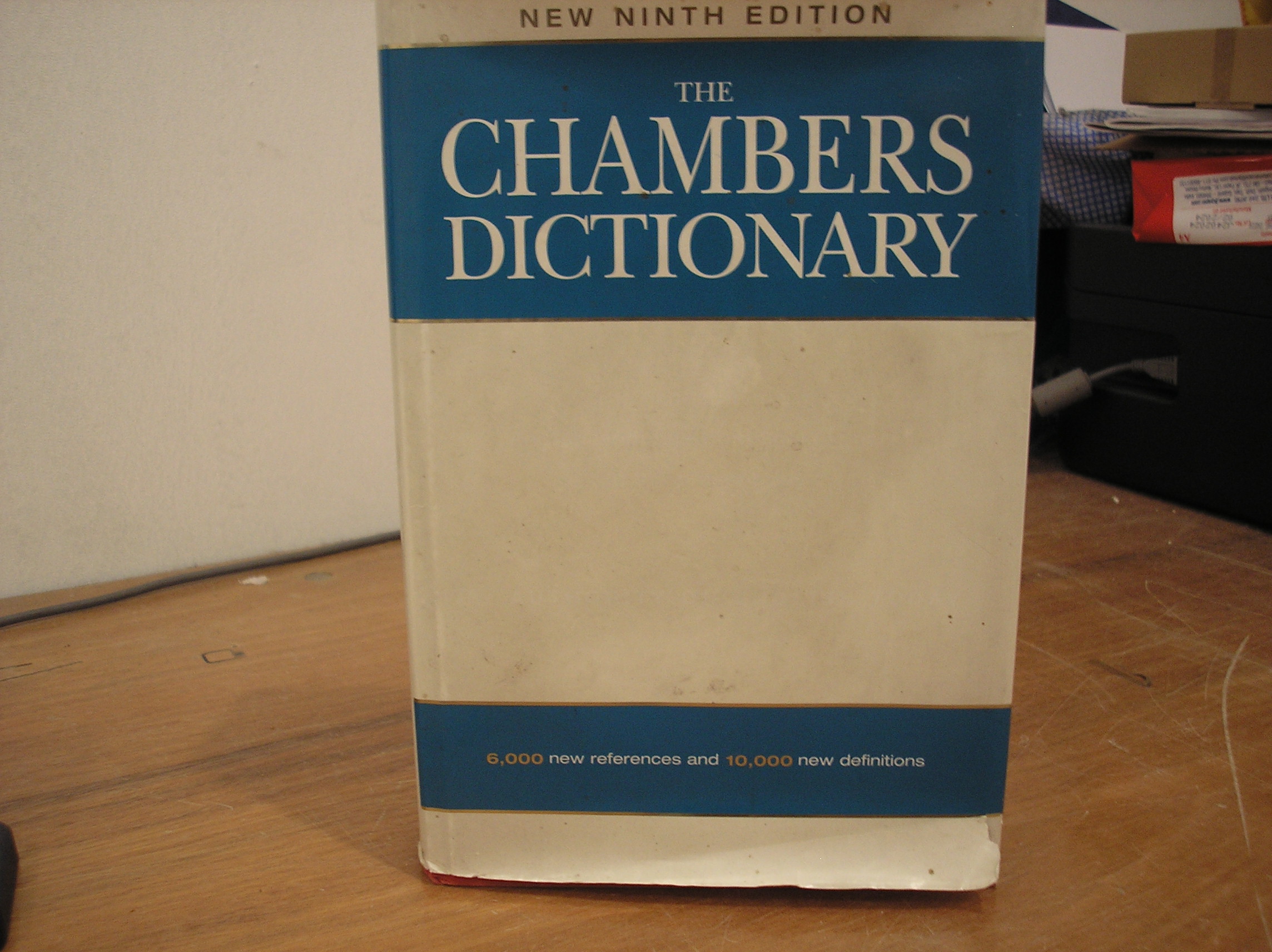 Image 0 of The Chambers Dictionary New Ninth Edition