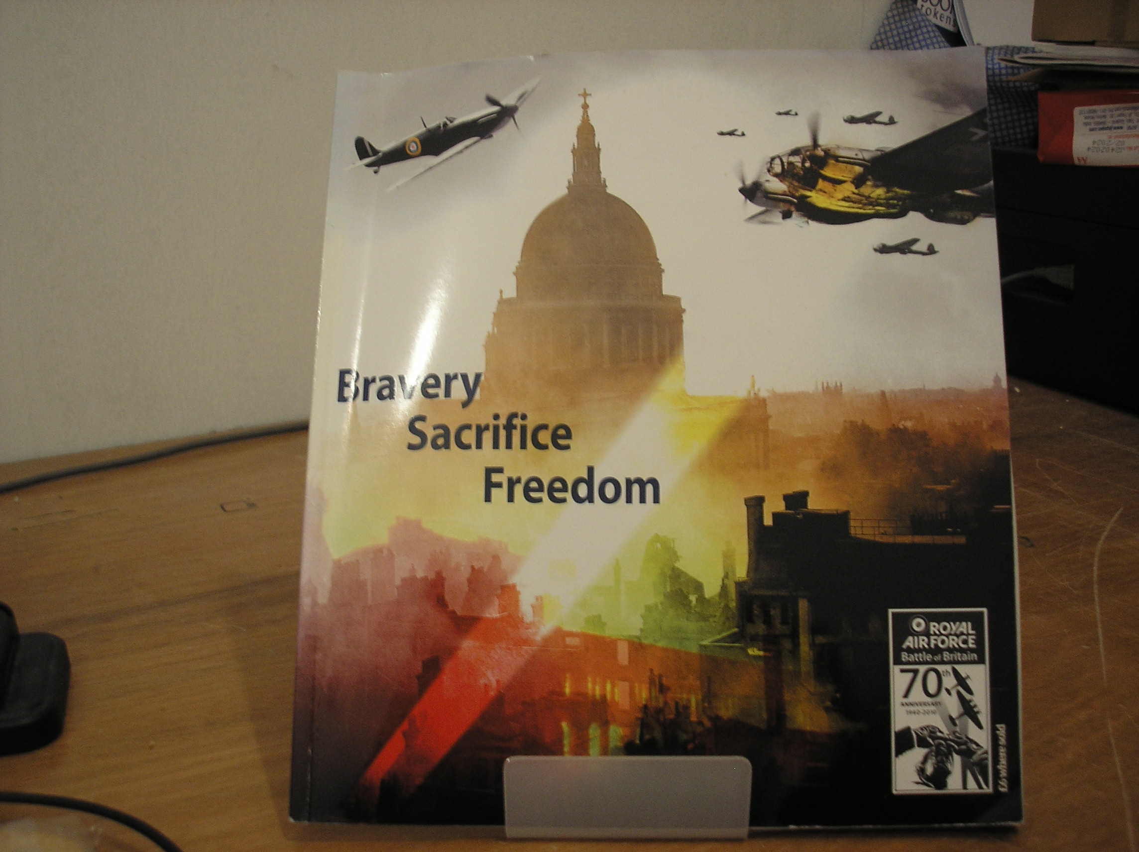 Image 0 of Bravery Sacrifice Freedom Battle Of Britain 70th Anniversary 1940-2010
