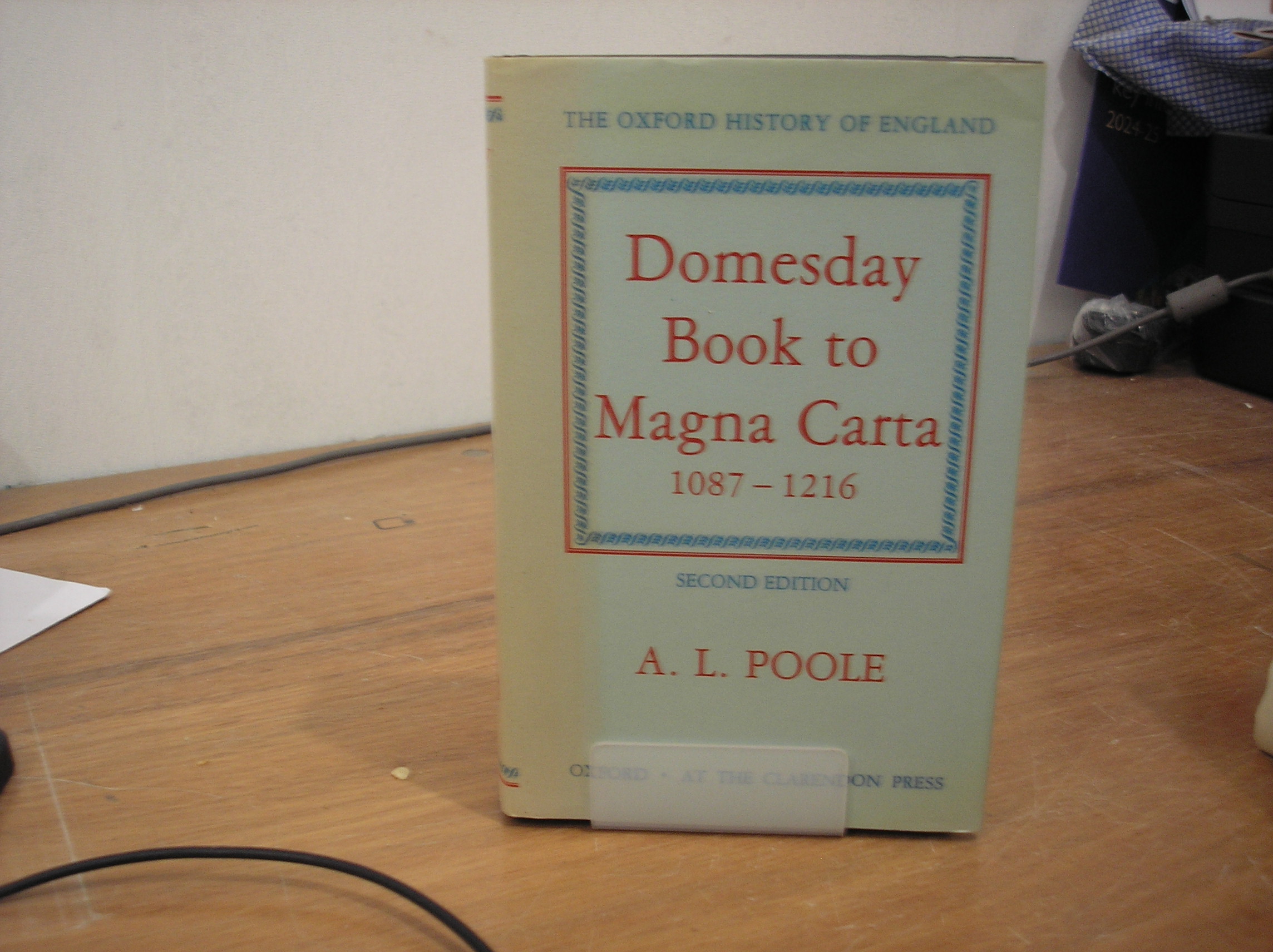 Image 0 of The Oxford History Of England Domesday Book to Magna Carta 1087-1216 second edit