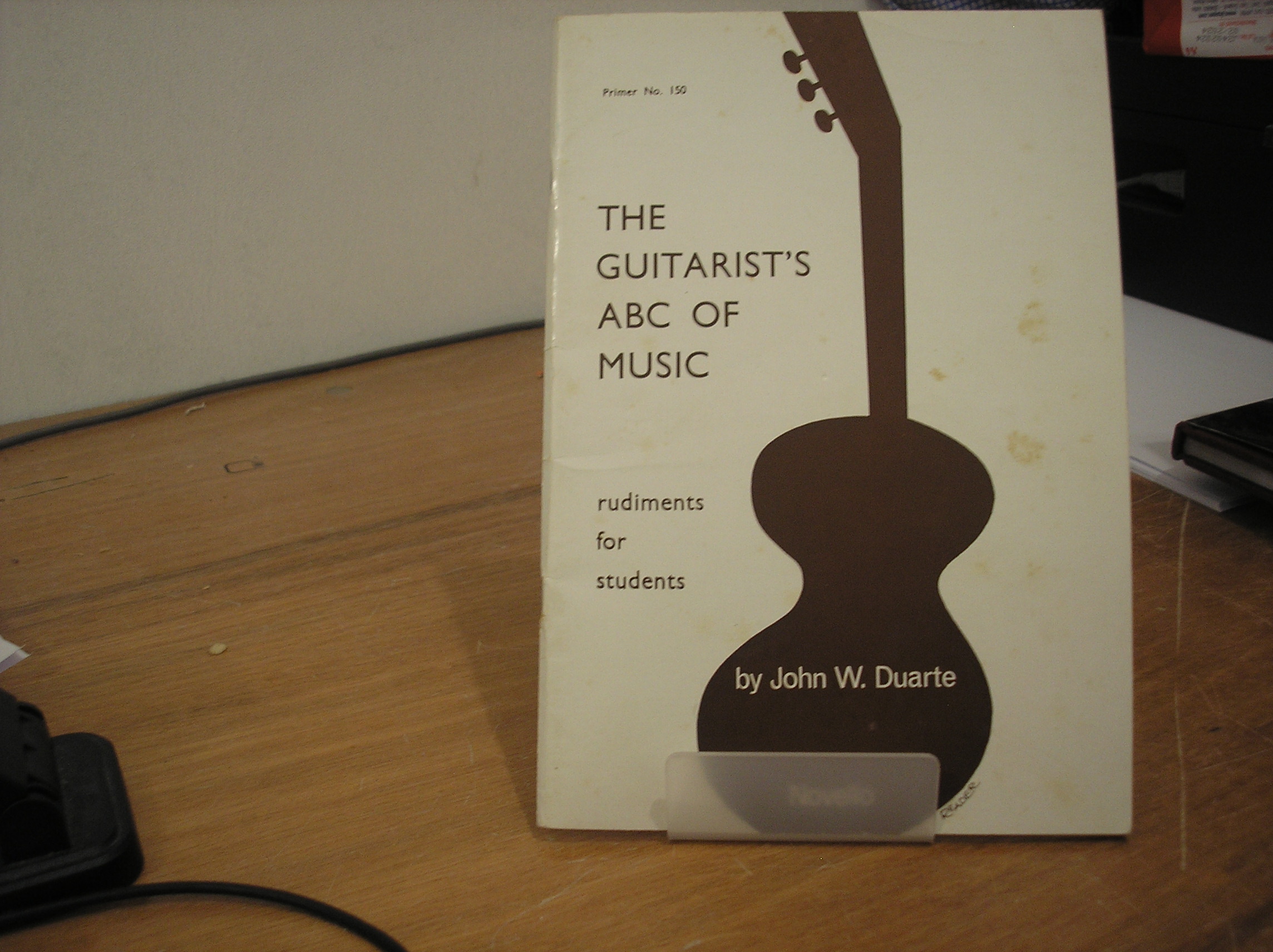 Image 0 of The Guitarist's ABC Of Music rudiments for students