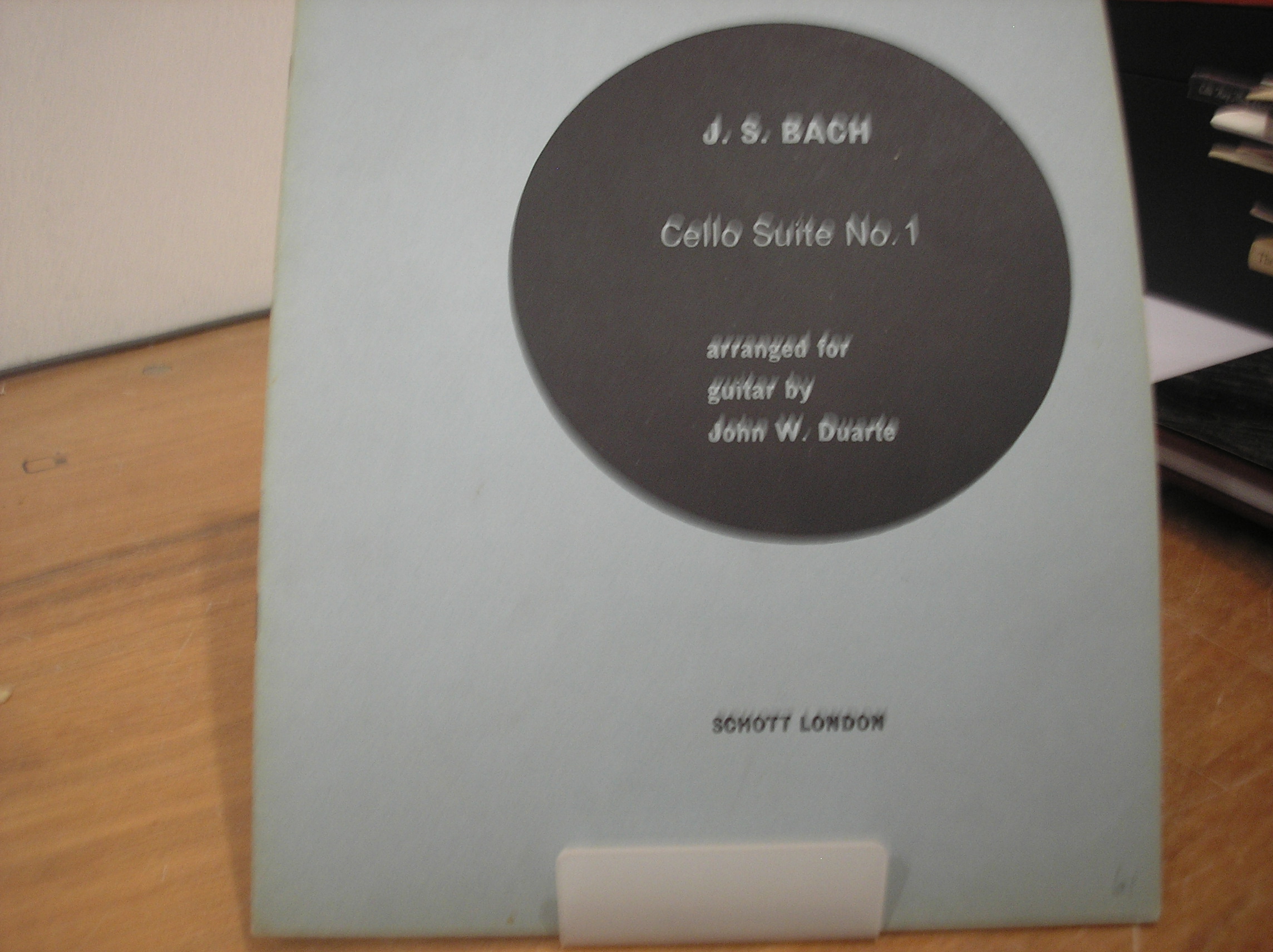 Image 0 of J. S. Bach Cello Suite No.1 arranged for guitar