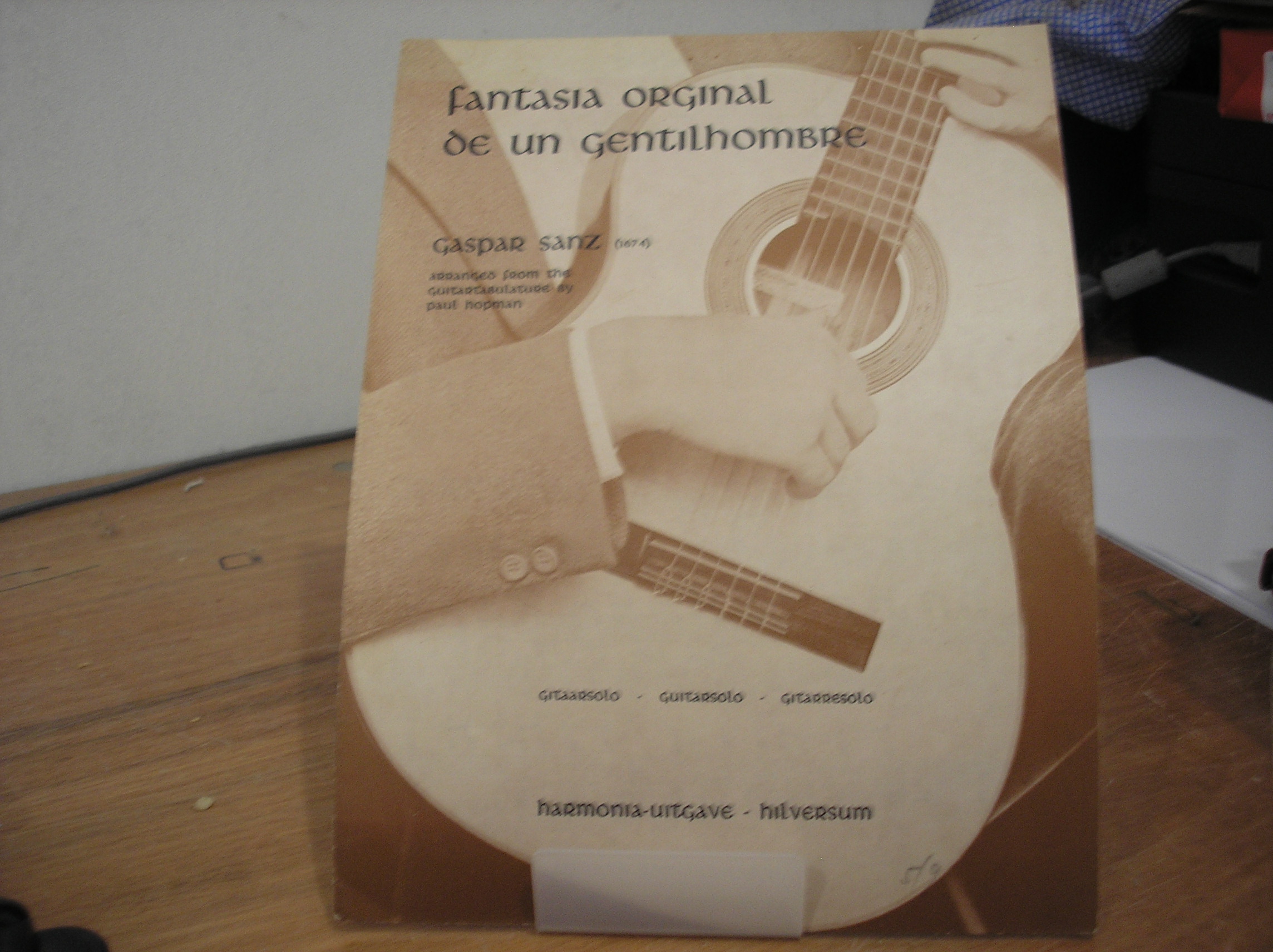 Image 0 of Fantasia Original de un Gentilhombre Gaspar Sanz (1674) Guitar Solo