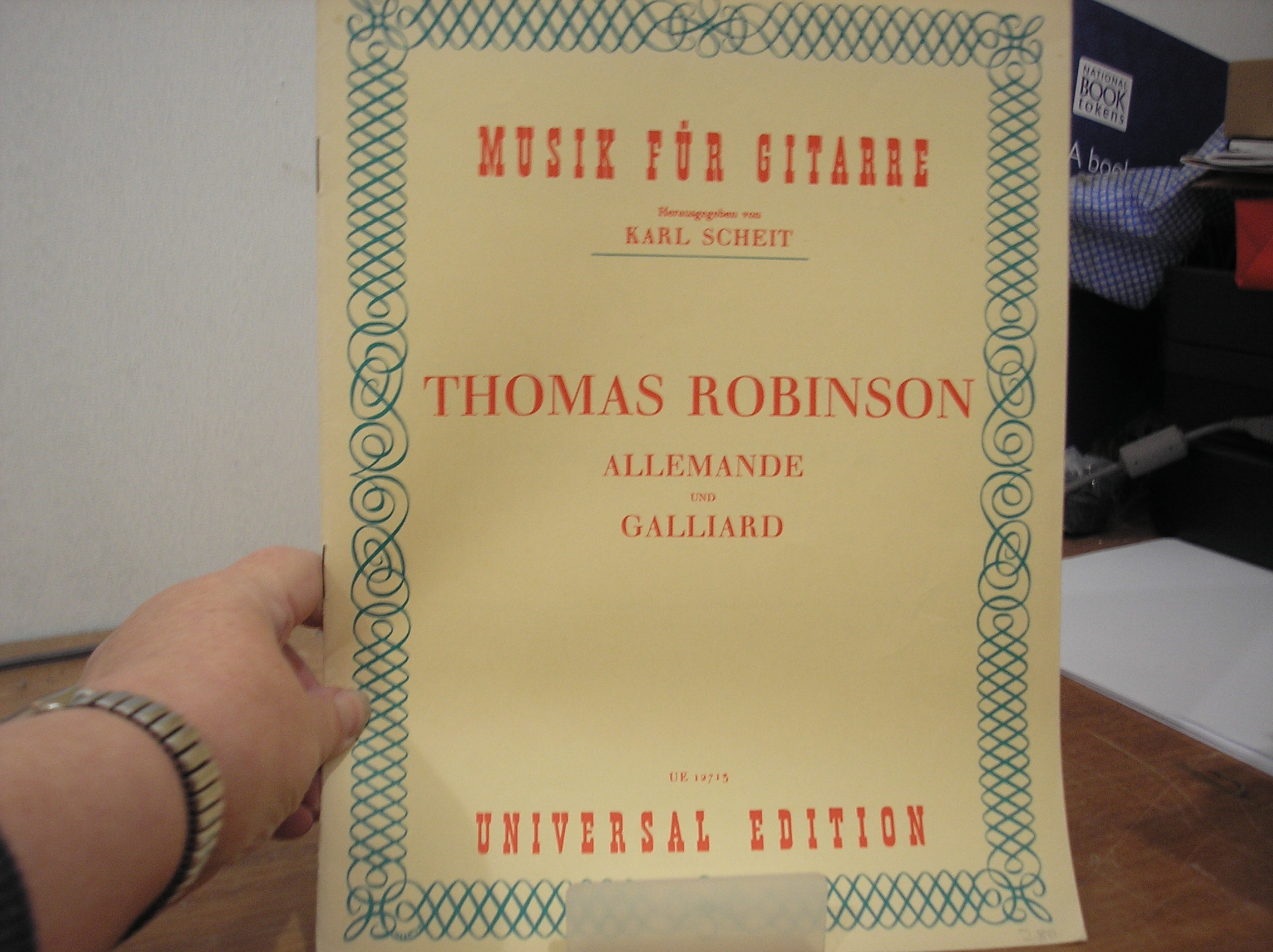 Image 0 of Musik Fur Gitarre Thomas Robinson Allemande und Galliard