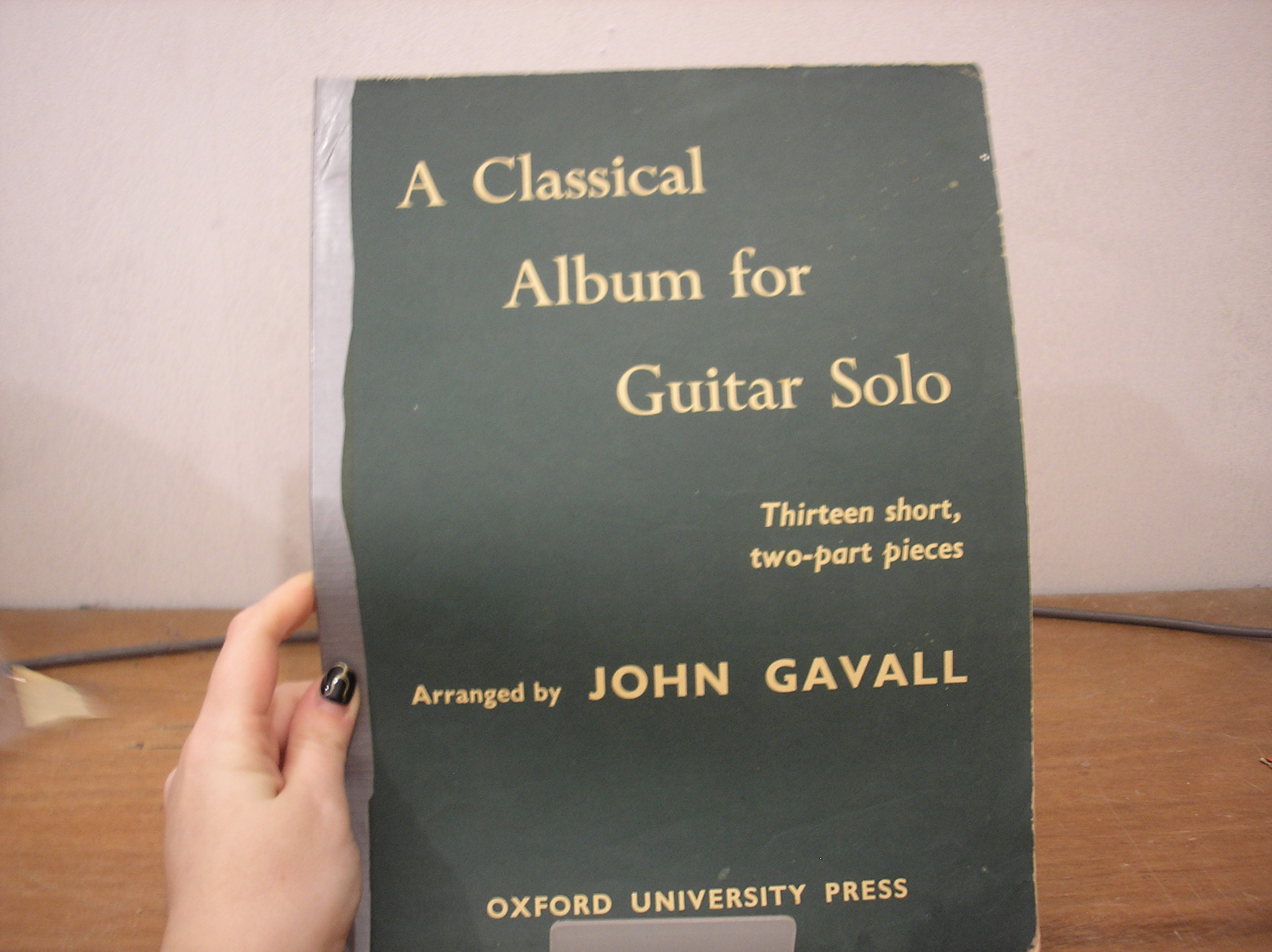 A Classical Album for Guitar Solo - Thirteen short, two-part pieces