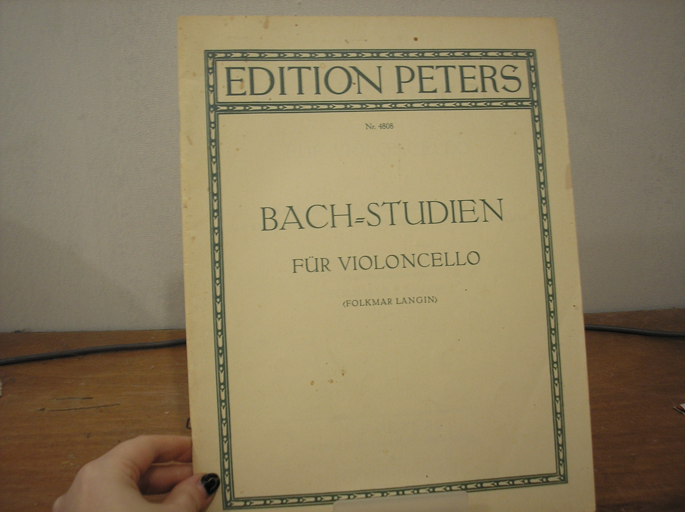 Image 0 of Bach=Studien fur Violoncello
