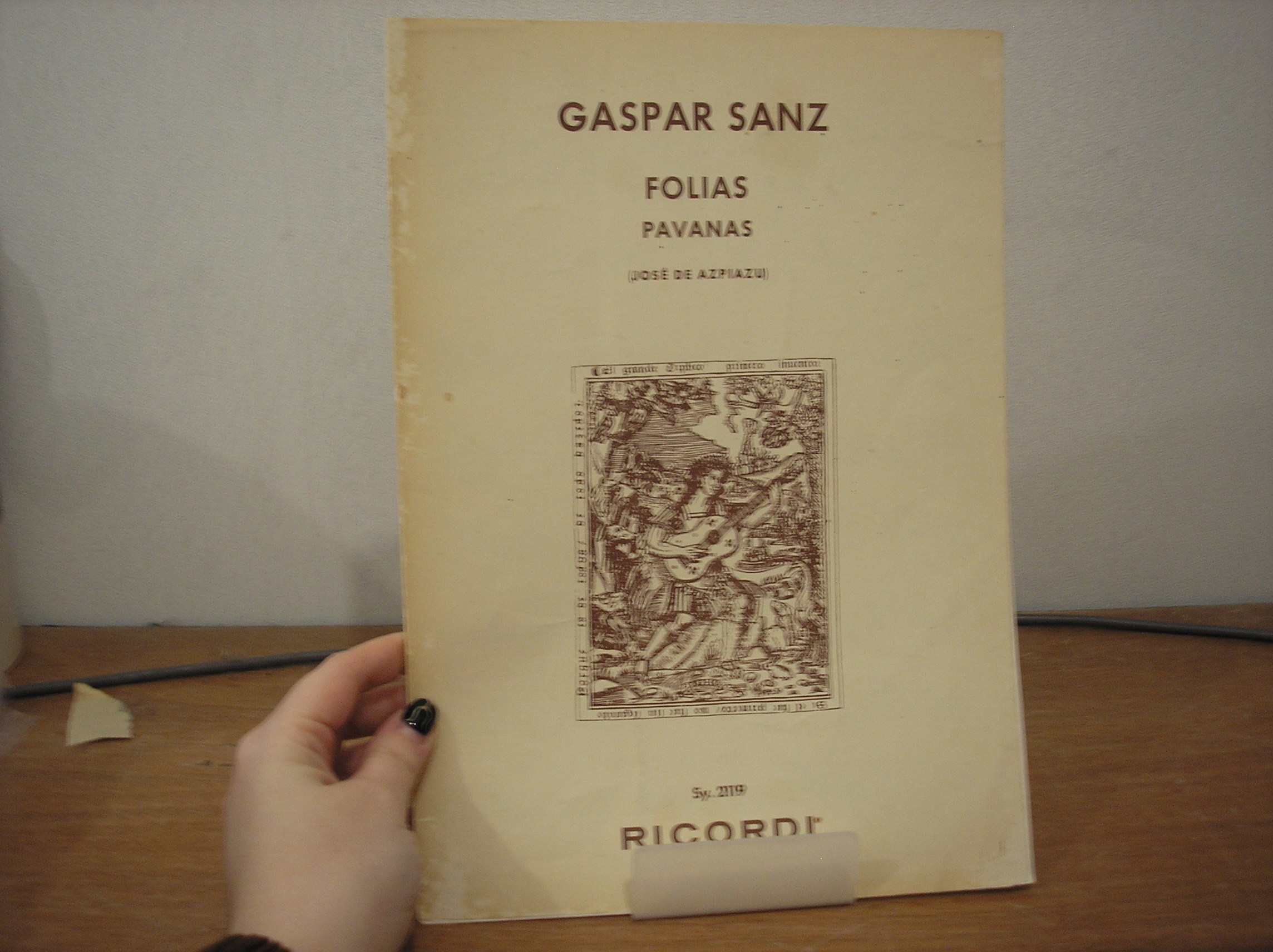 Image 0 of Gaspar Sanz: Folias Pavanas: Guitar Solo