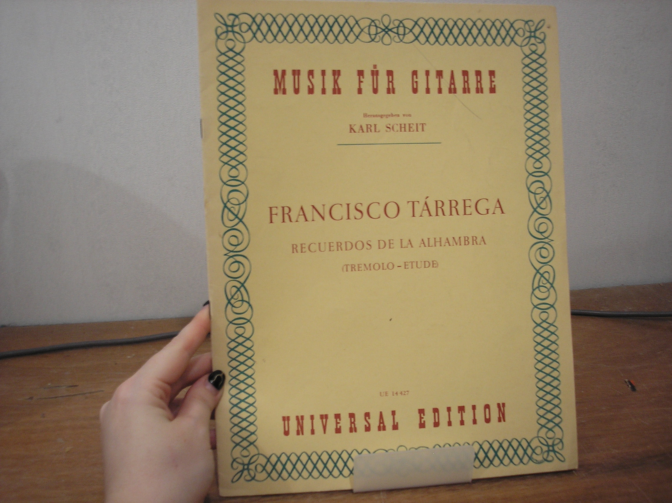 Image 0 of Musik Fur Gitarre Recuerdos De La Alhambra