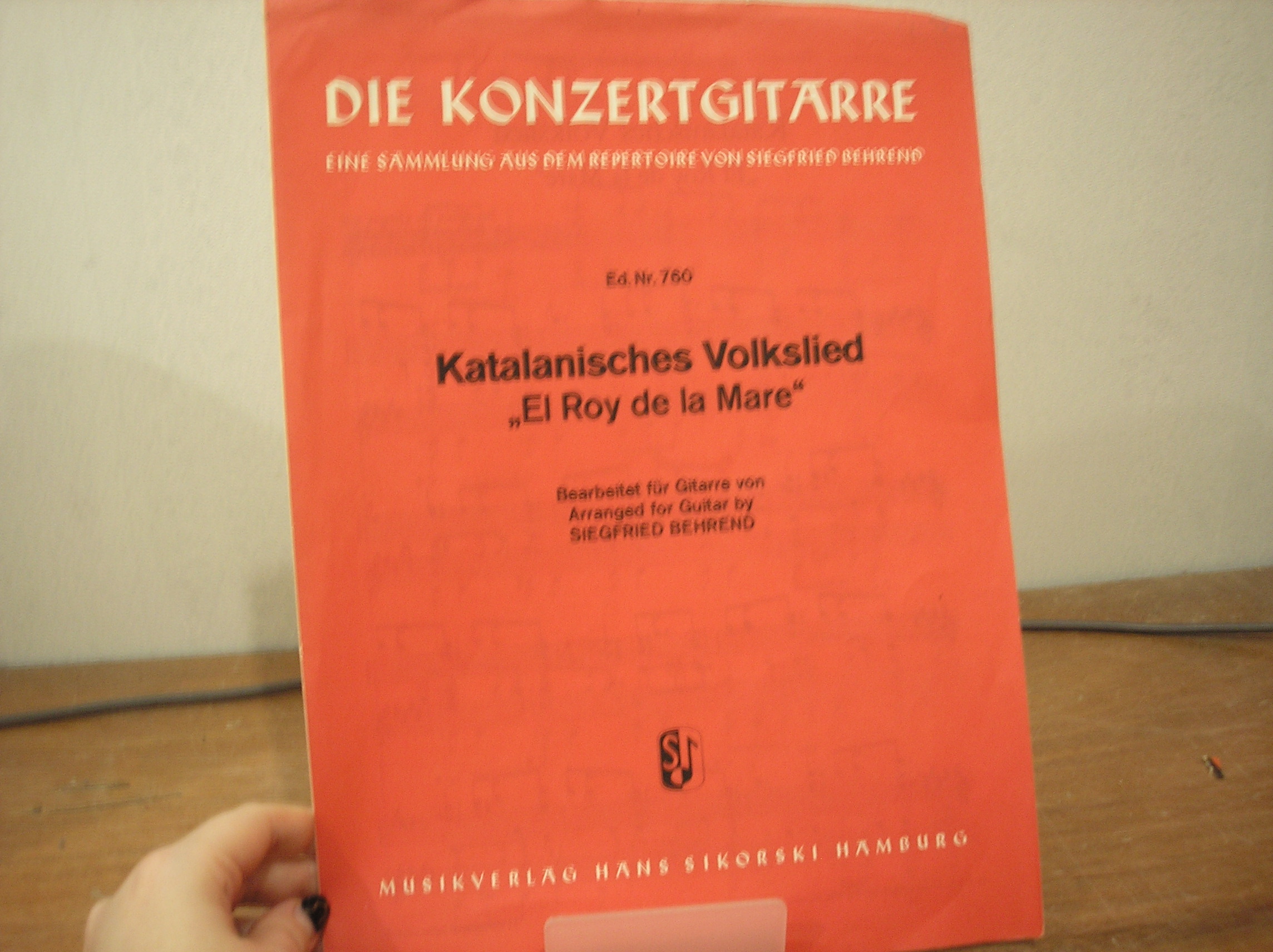 Image 0 of Katalanisches Volkslied 