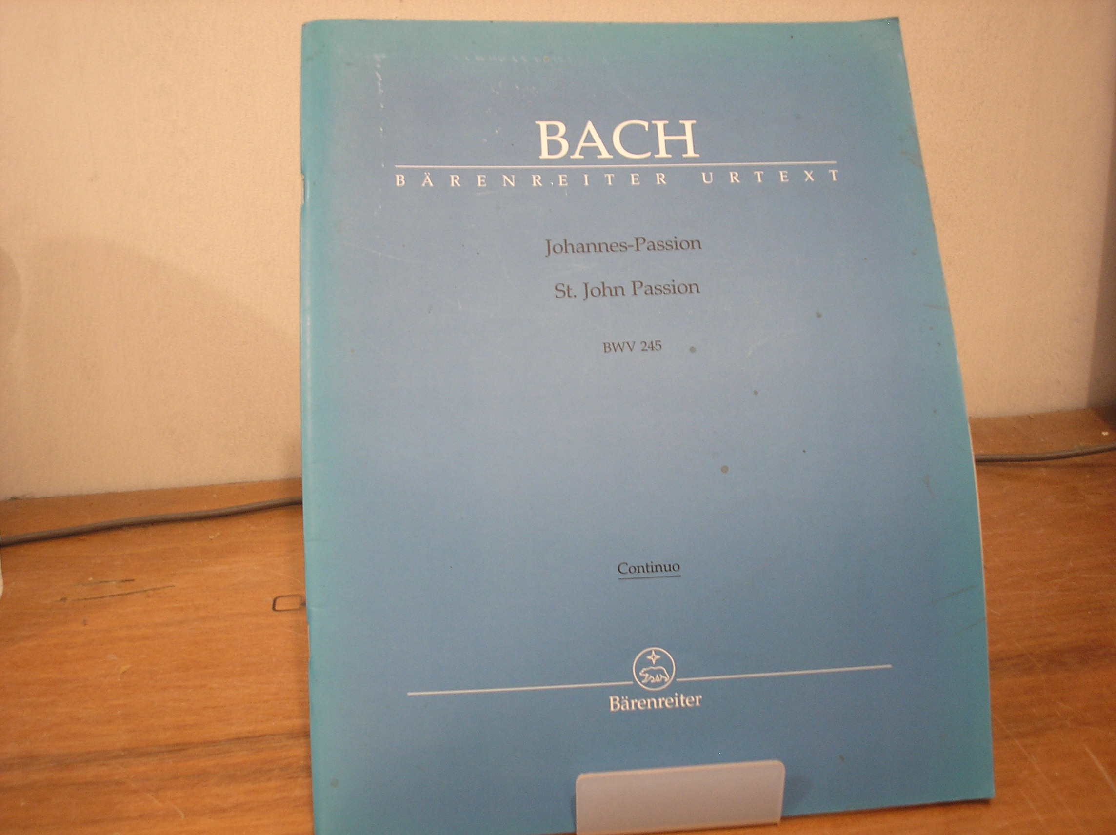 Image 0 of St. John Passion BWV 245