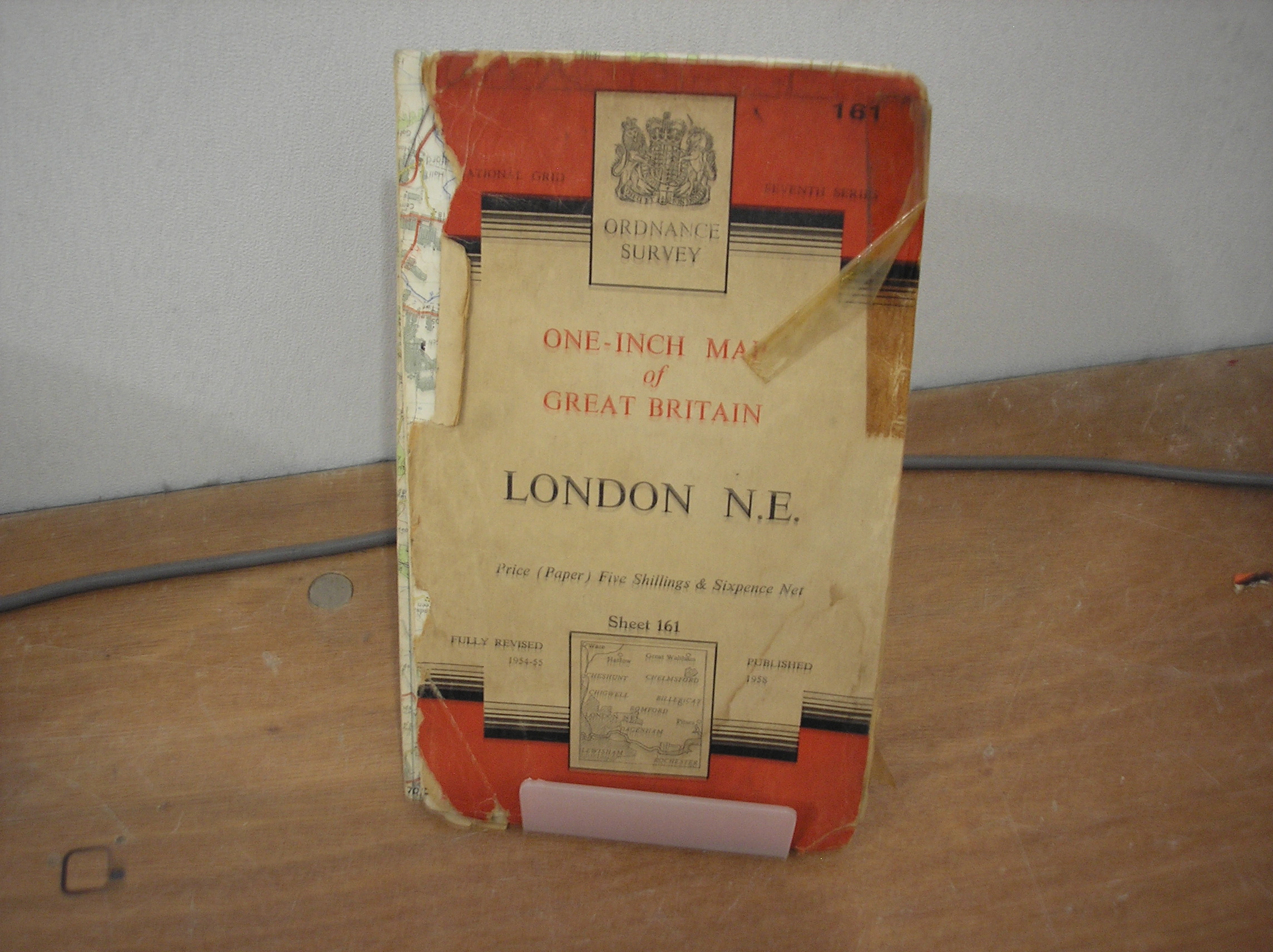 Image 0 of Ordnance Survey London N.E. Sheet 161. One-inch map of Great Britain