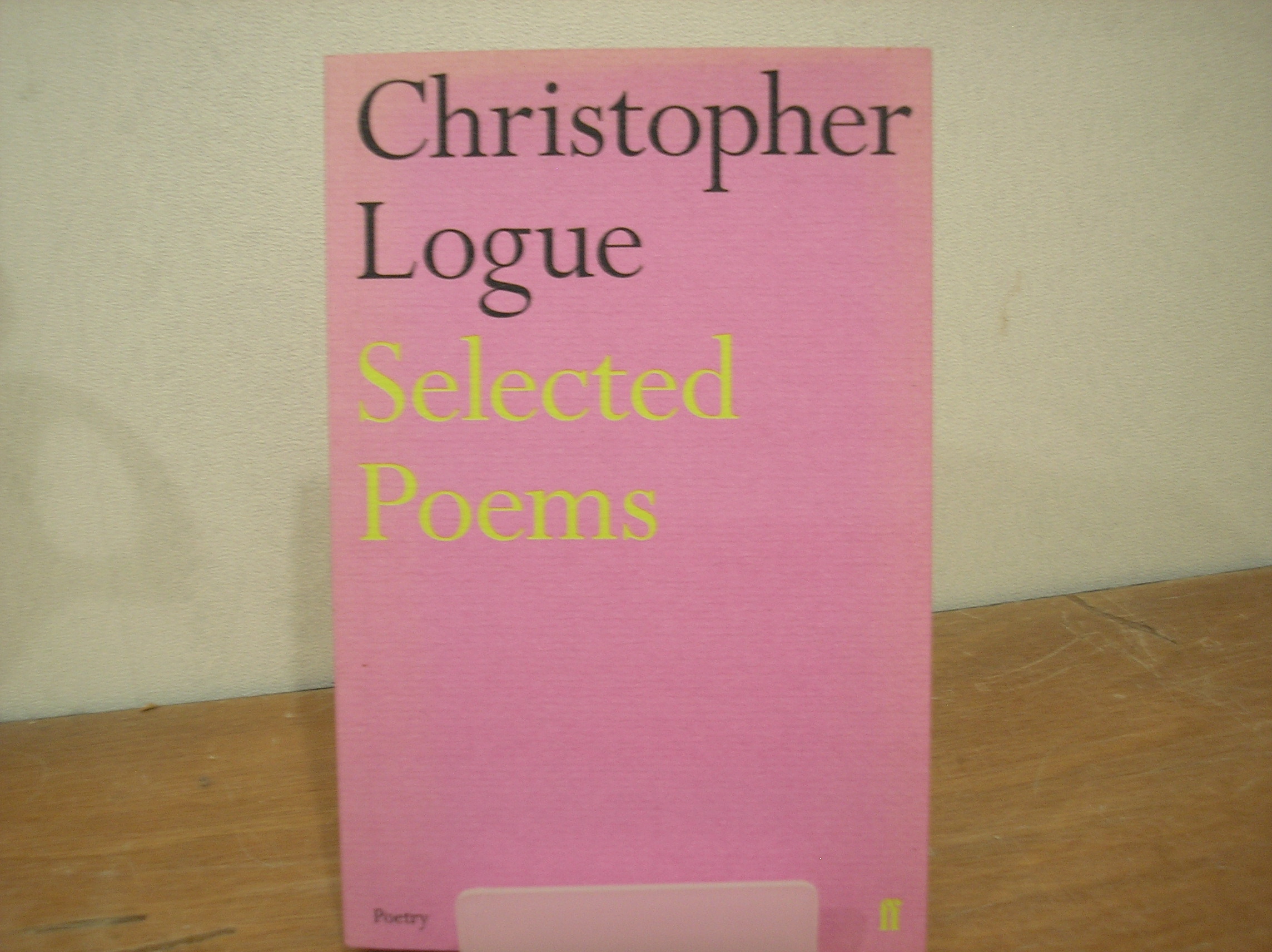 Image 0 of Selected Poems of Christopher Logue