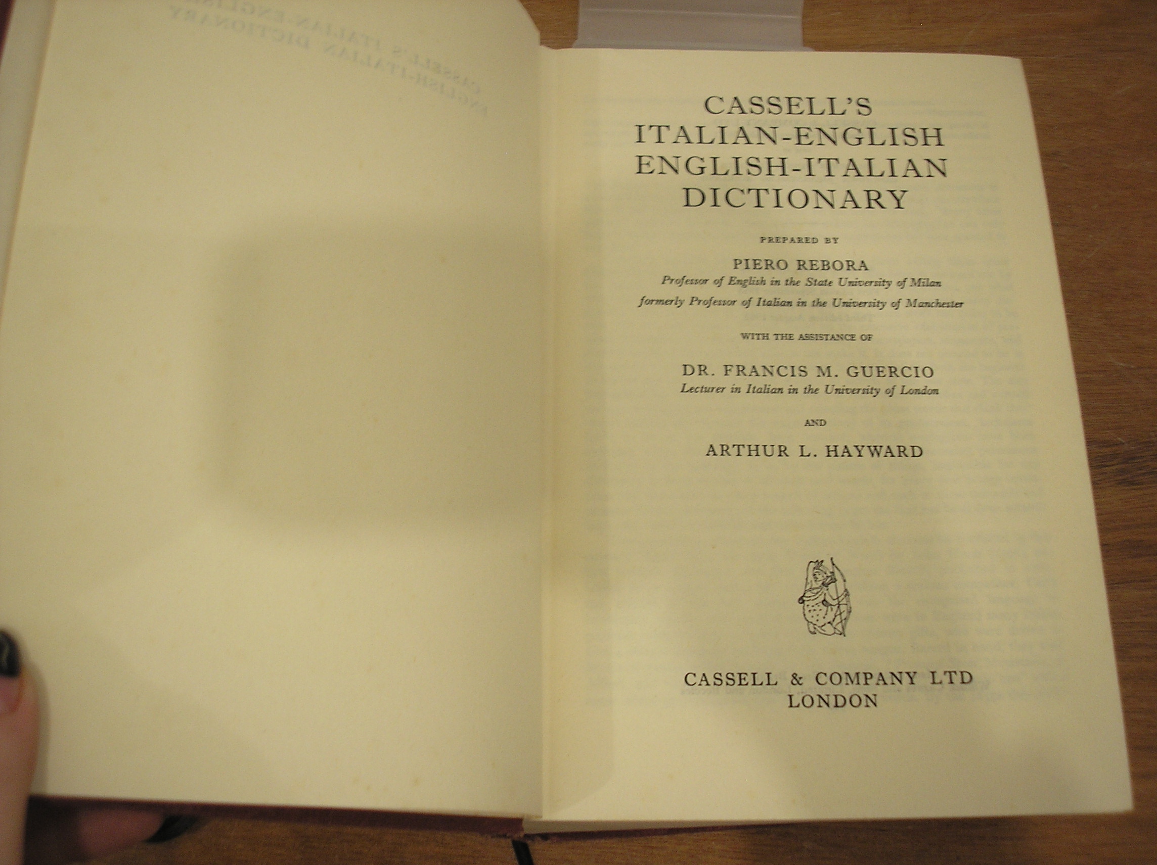 Image 0 of Cassell's Italian-English English-Italian dictionary