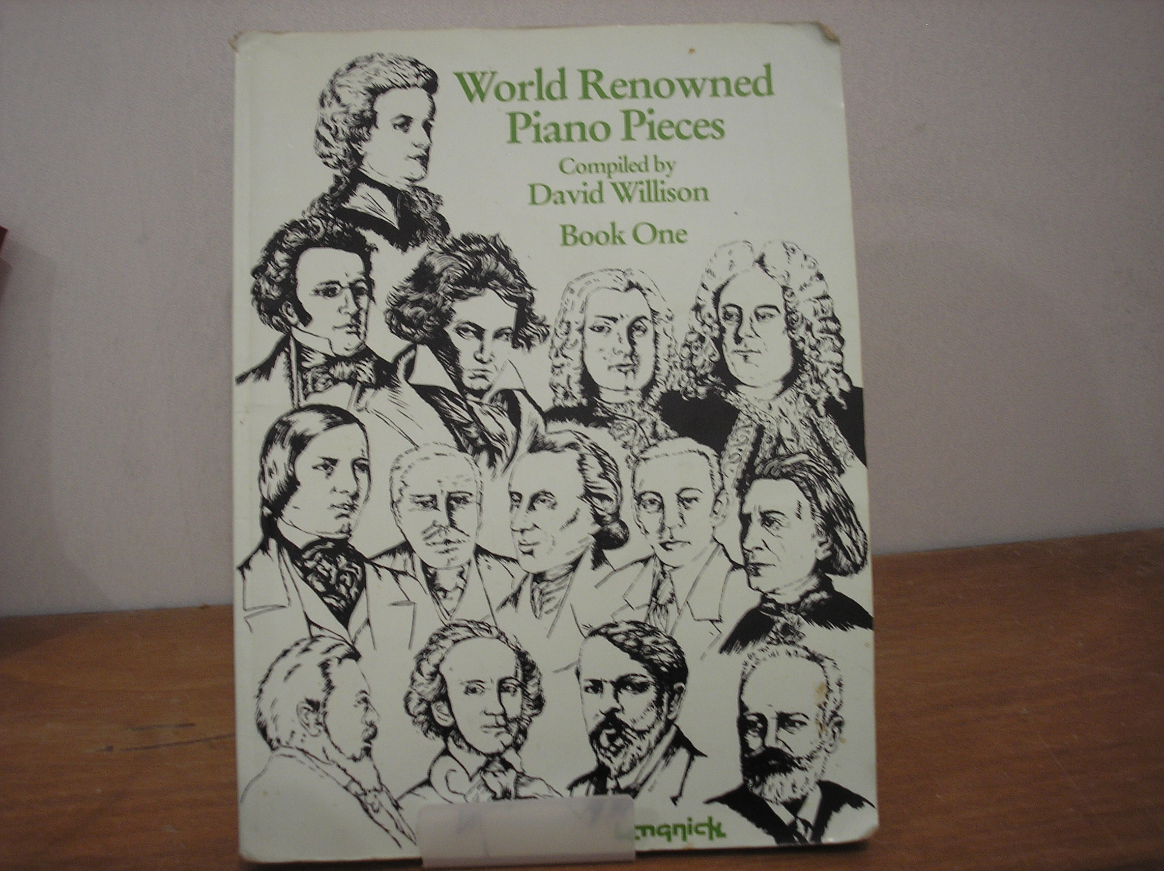 Image 0 of World Renowned Piano Pieces Book 1 Piano Book