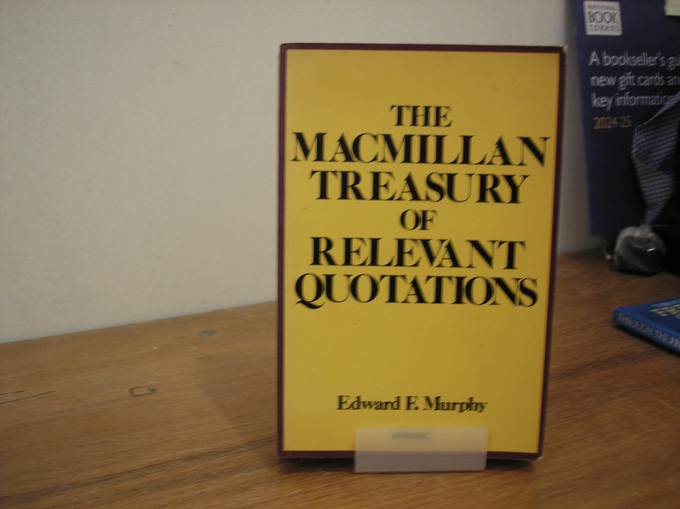 Image 0 of Macmillan Treasury of Relevant Quotations 