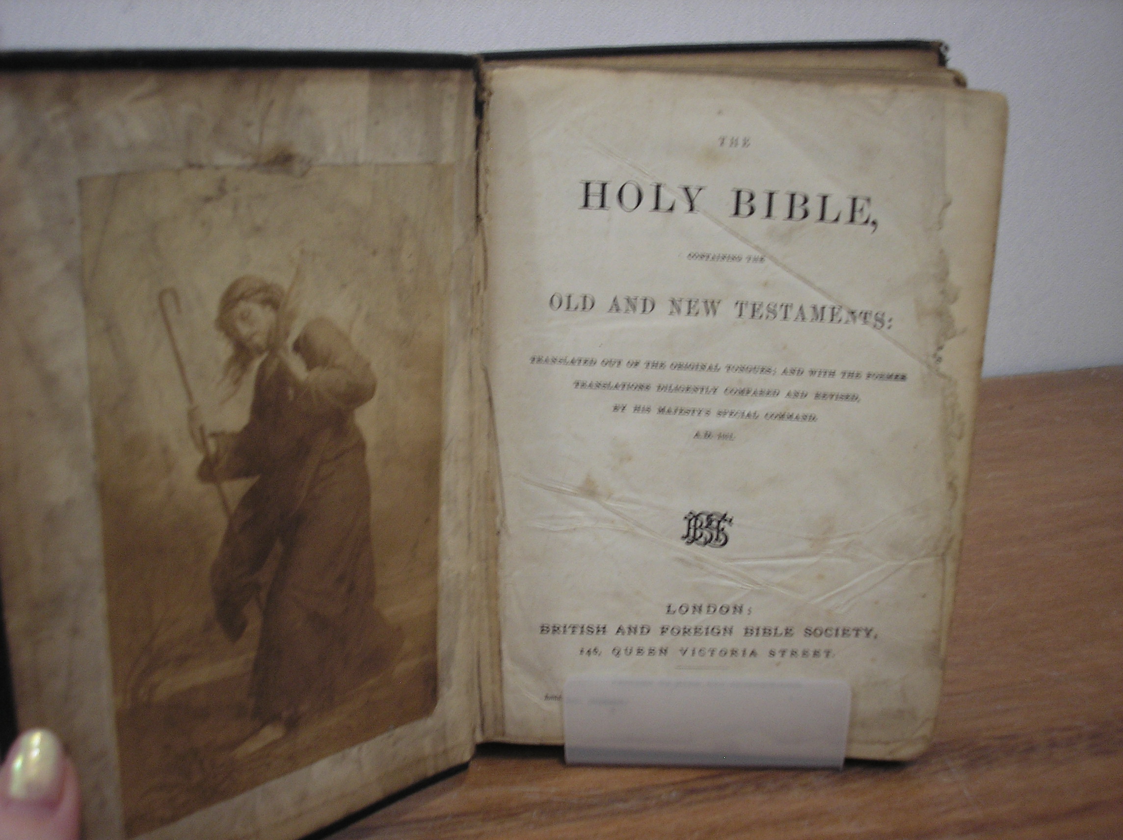 Image 0 of The Holy Bible Containing the old and New Testaments Translated Out of the Origi