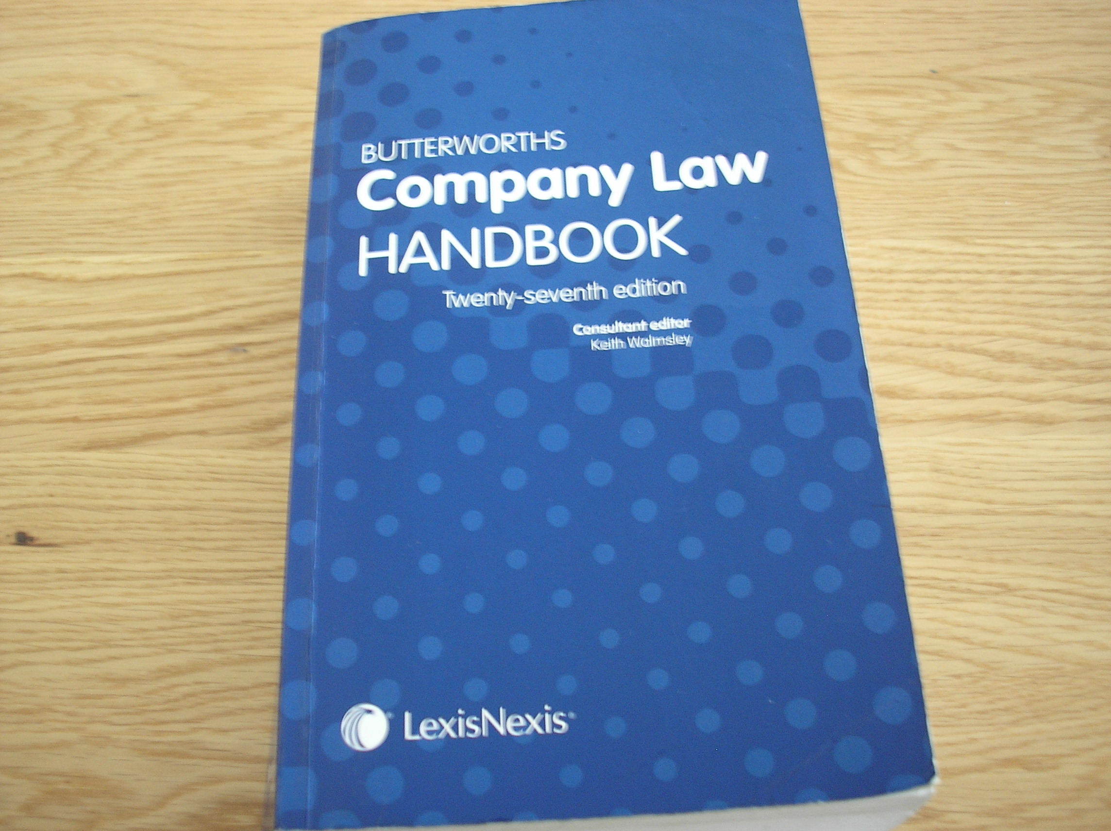 Image 0 of Butterworths company law handbook (27th Edition)