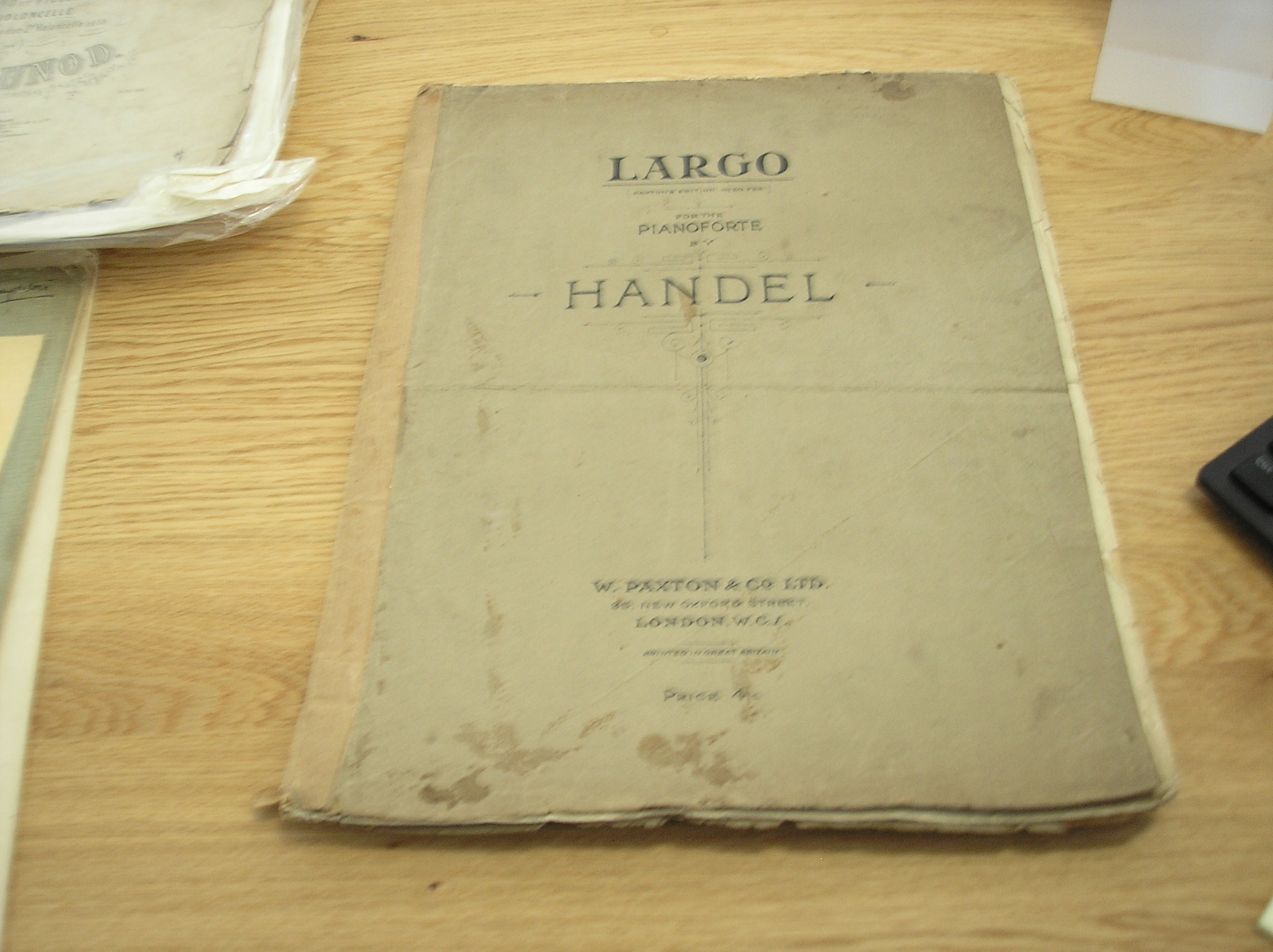Image 0 of Largo for the Pianoforte by Handel