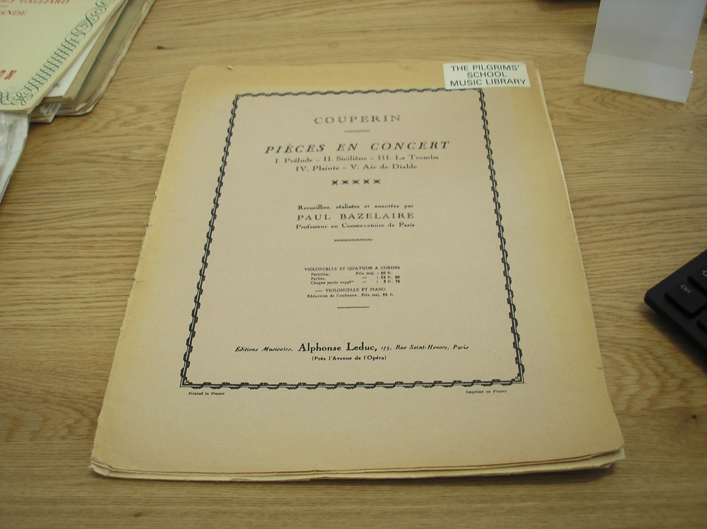 Image 0 of Pieces en Concert