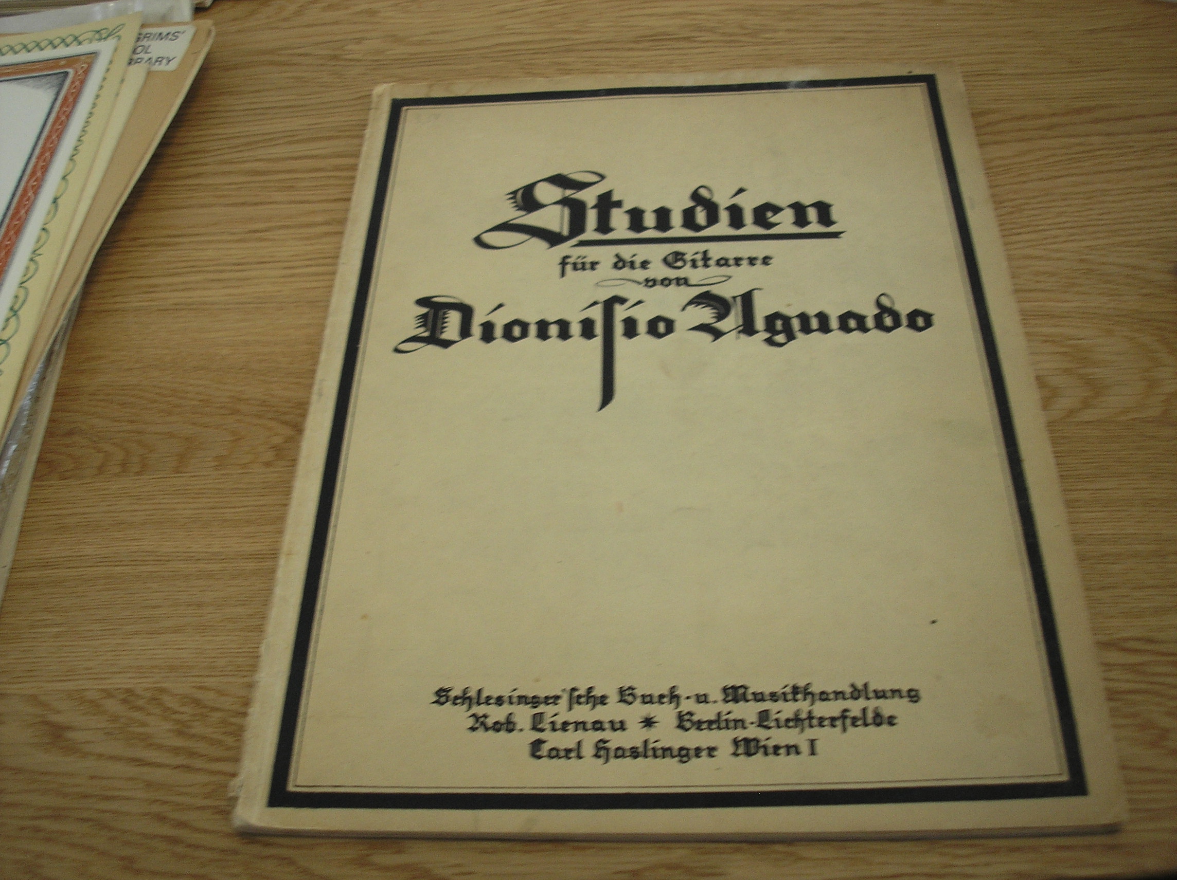 Image 0 of Studien fur die Gitarre von Dionisio Aguado