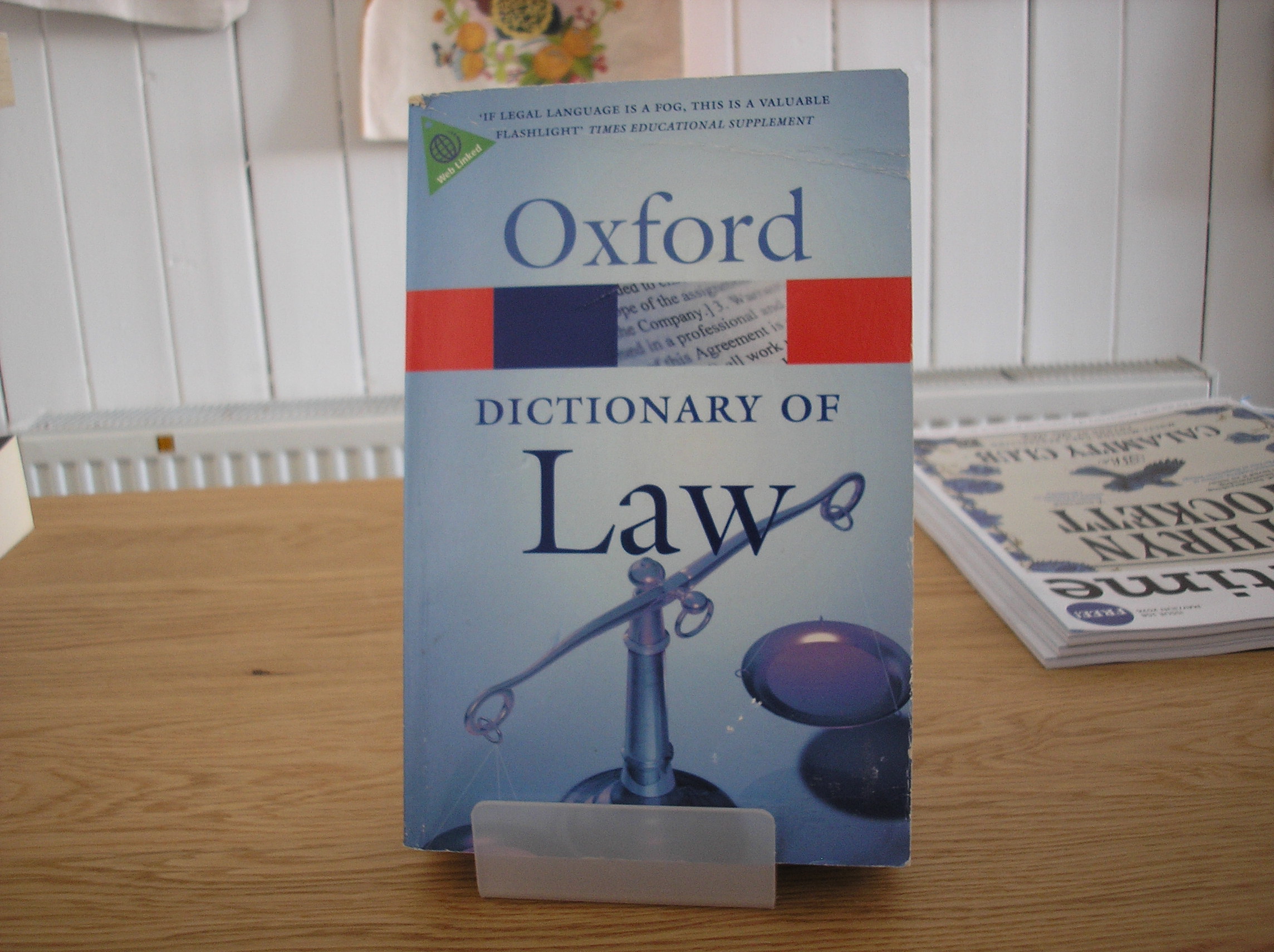 Image 0 of Oxford Dictionary of Law