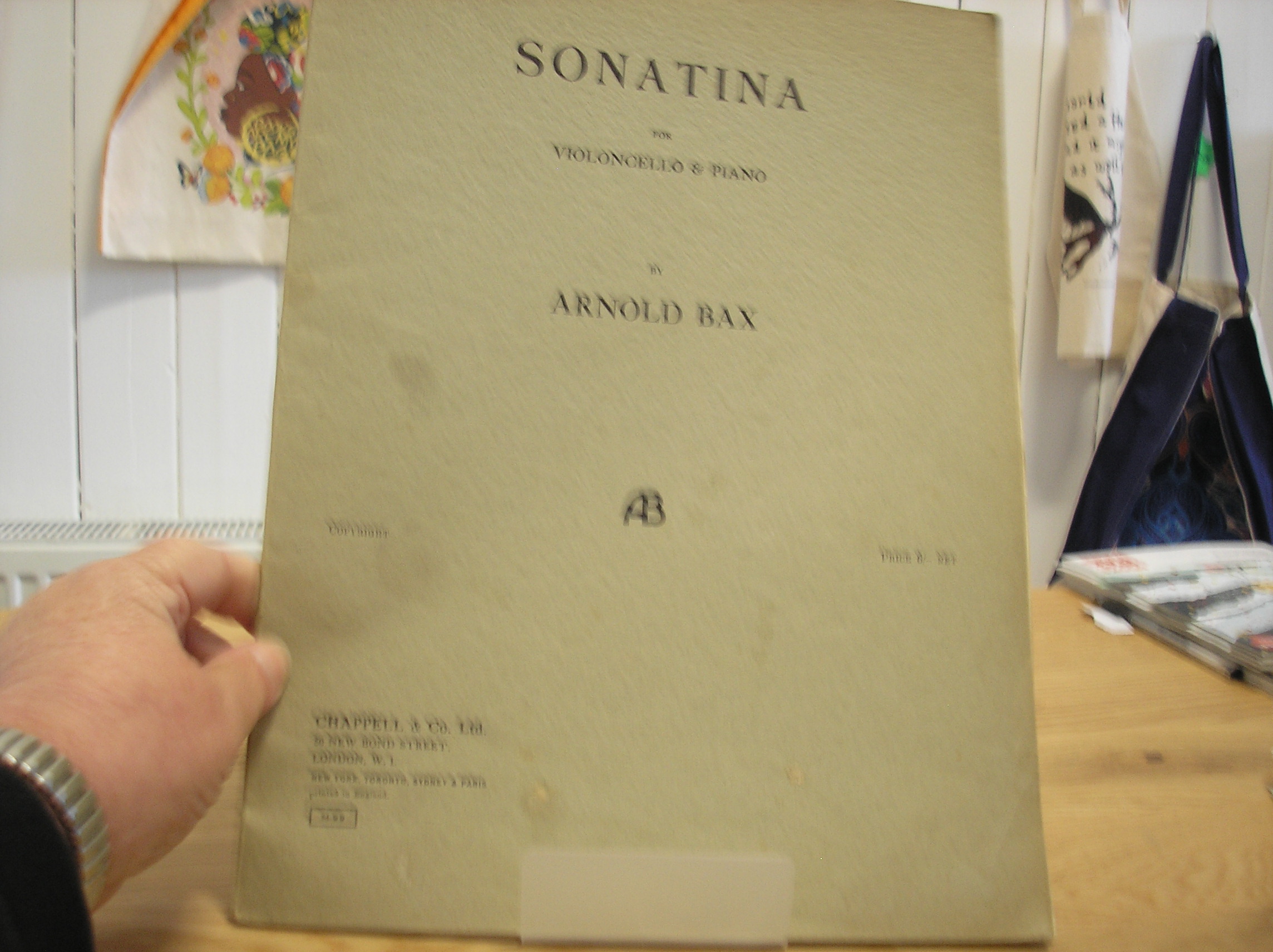 Image 0 of Sonatina For Violoncello & Piano