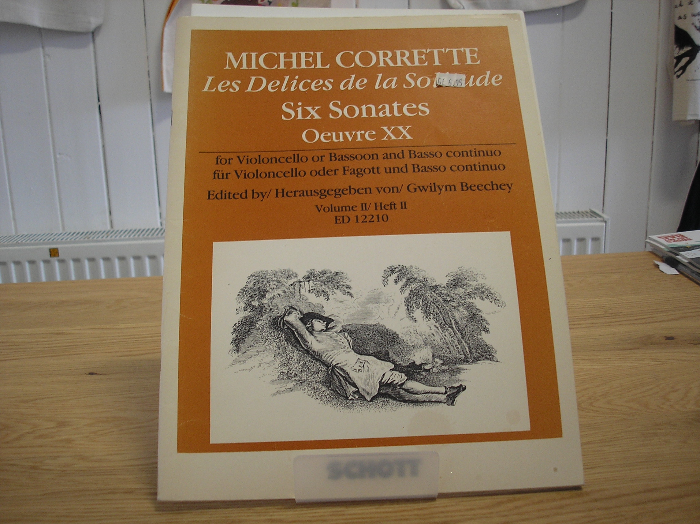 Image 0 of Les Delices de la Solitude Six Sonates Oeuvre XX Volume II