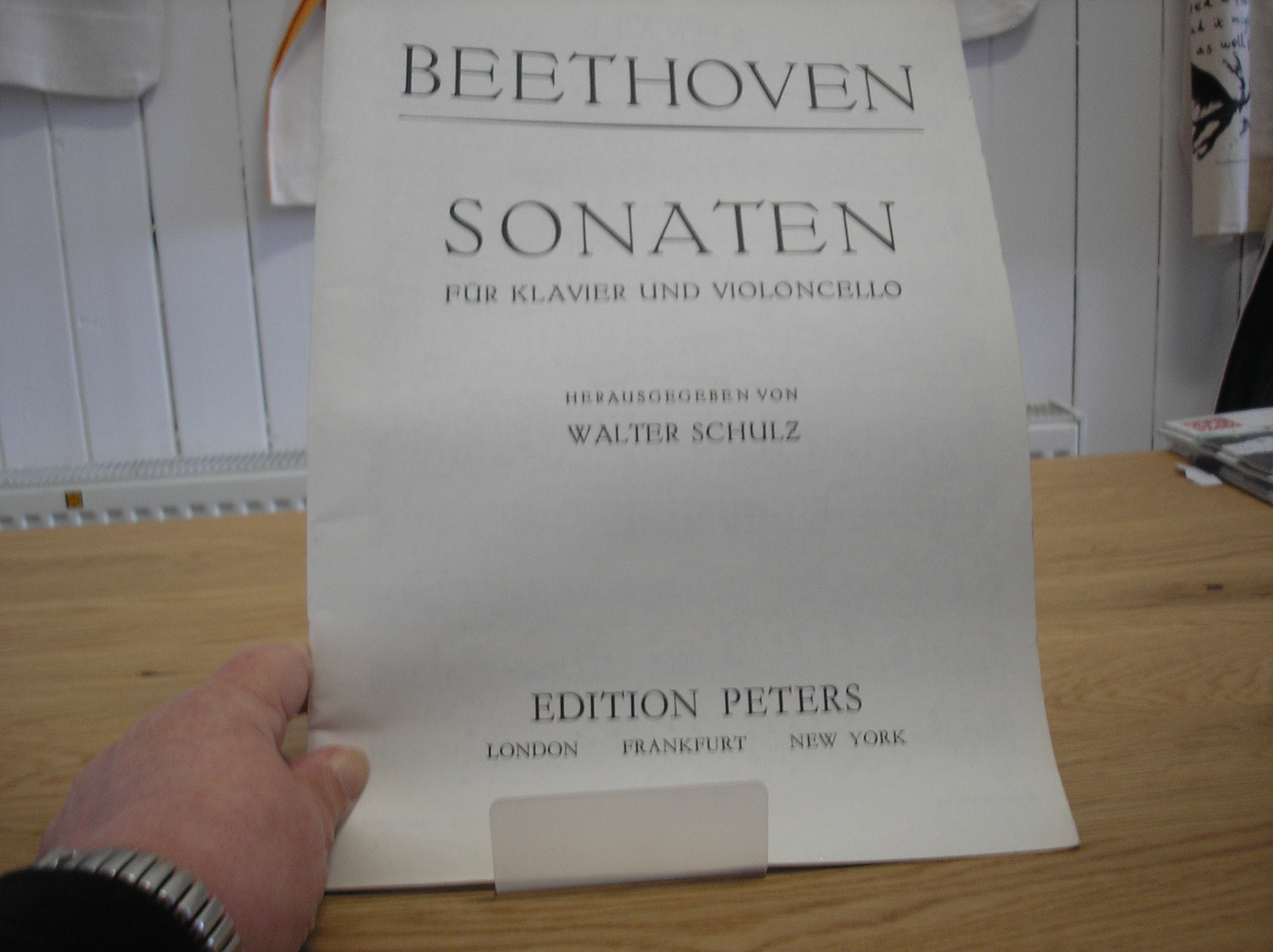Image 0 of Beethoven Sonaten Fur Klavier und Violoncello