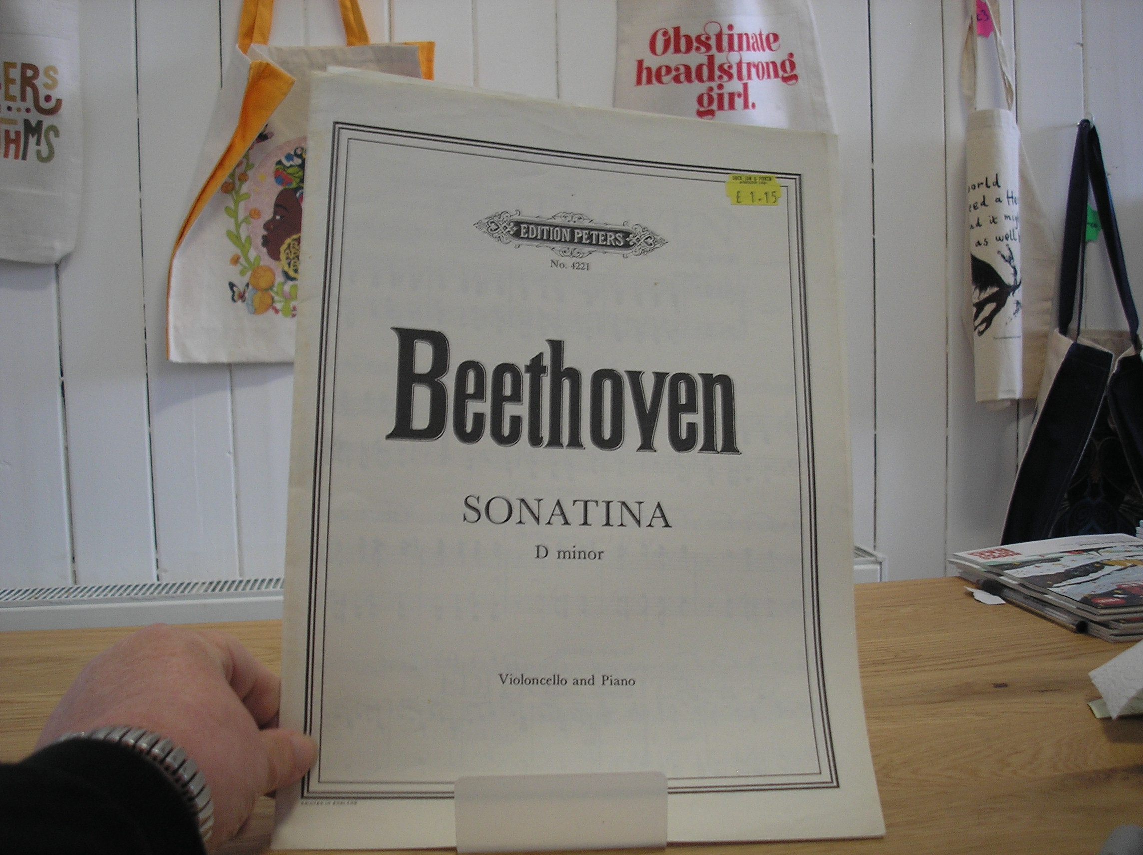 Image 0 of Beethoven Sonatina D minor Violoncello and Piano