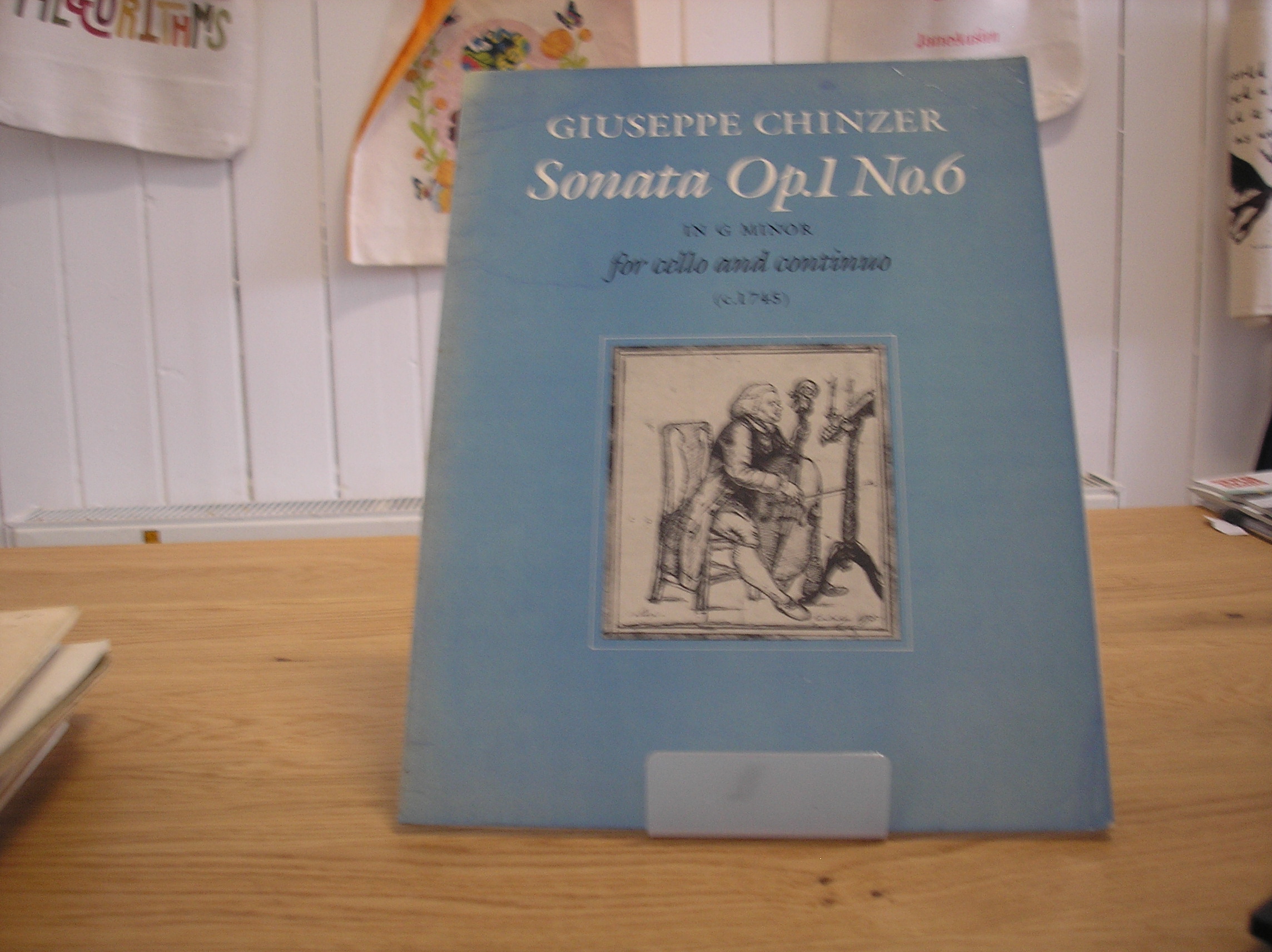 Image 0 of Sonata Op.1 No.6 in G minor for cello and continuo