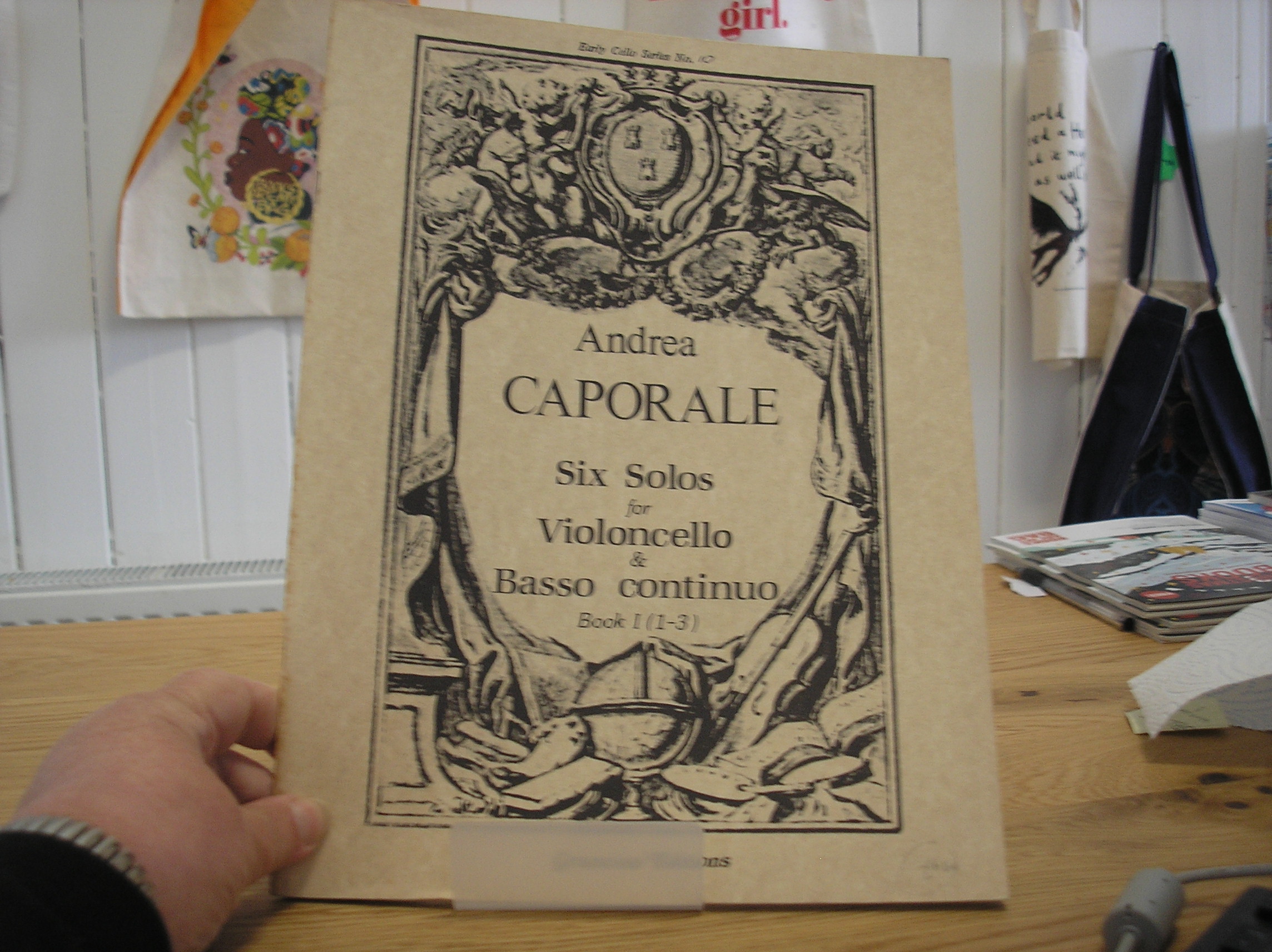 Image 0 of Six Solos for Violoncello & Basso continuo Book I (1-3)